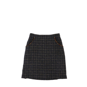 CHANEL - Jupe Chanel en tweed noir (T46)