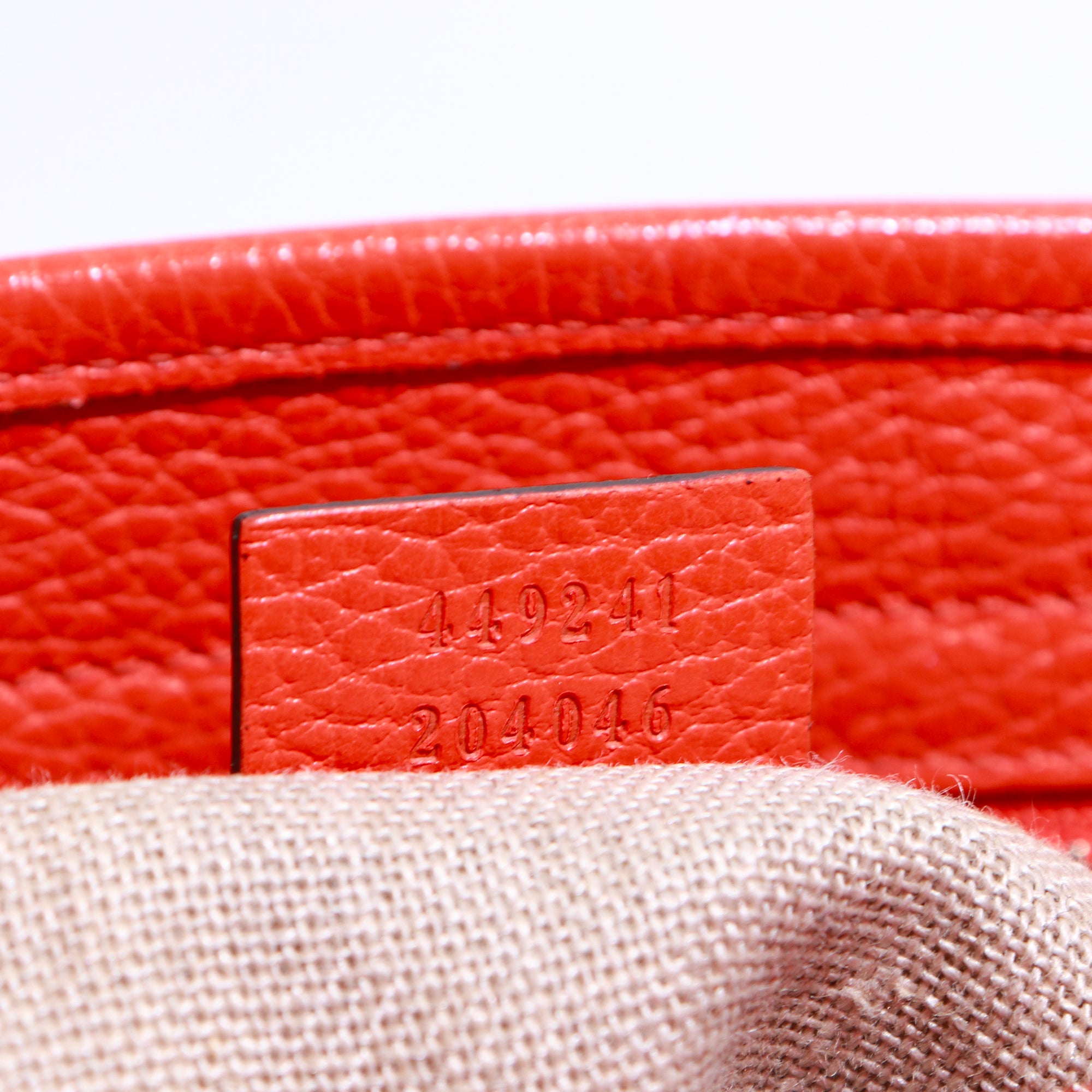 GUCCI - Sac à bandoulière Suprême GG en toile et cuir grainé orange