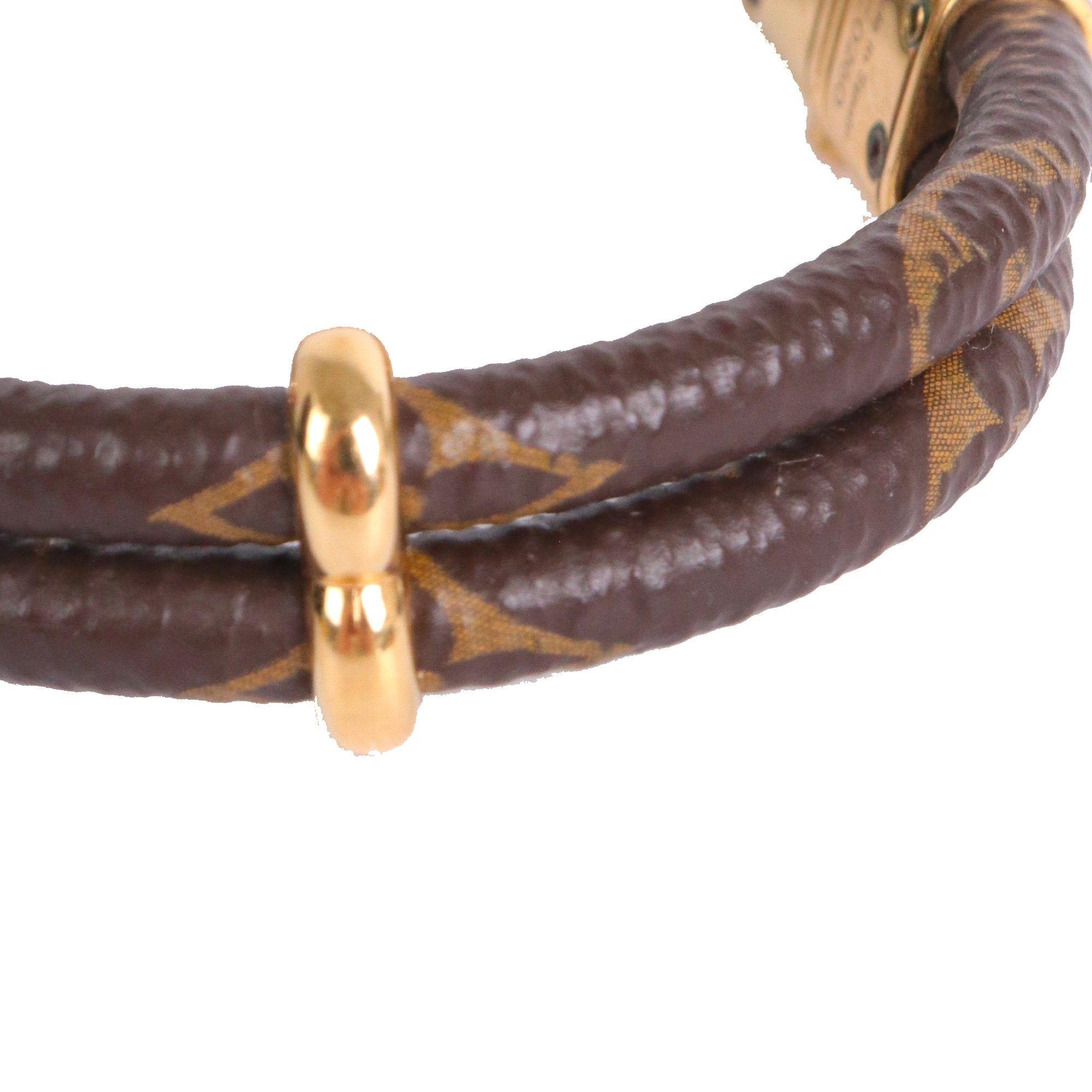 LOUIS VUITTON - Bracelet Keep it Twice Louis Vuitton en toile monogrammée
