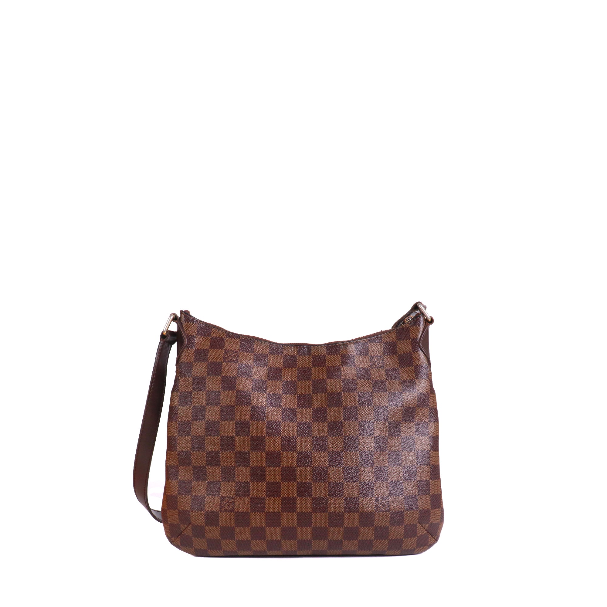 LOUIS VUITTON - Sac à bandoulière Bloomsbury PM Louis Vuitton en toile damier ébène