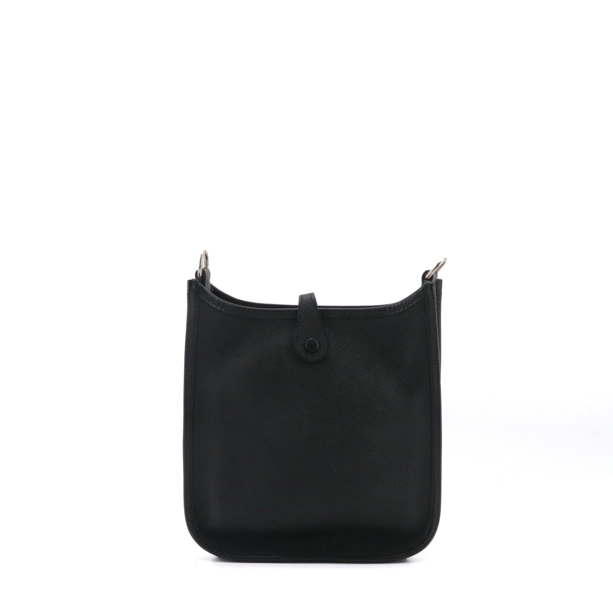 HERMÈS - Sac à bandoulière Evelyne 16 Hermès en cuir epsom noir