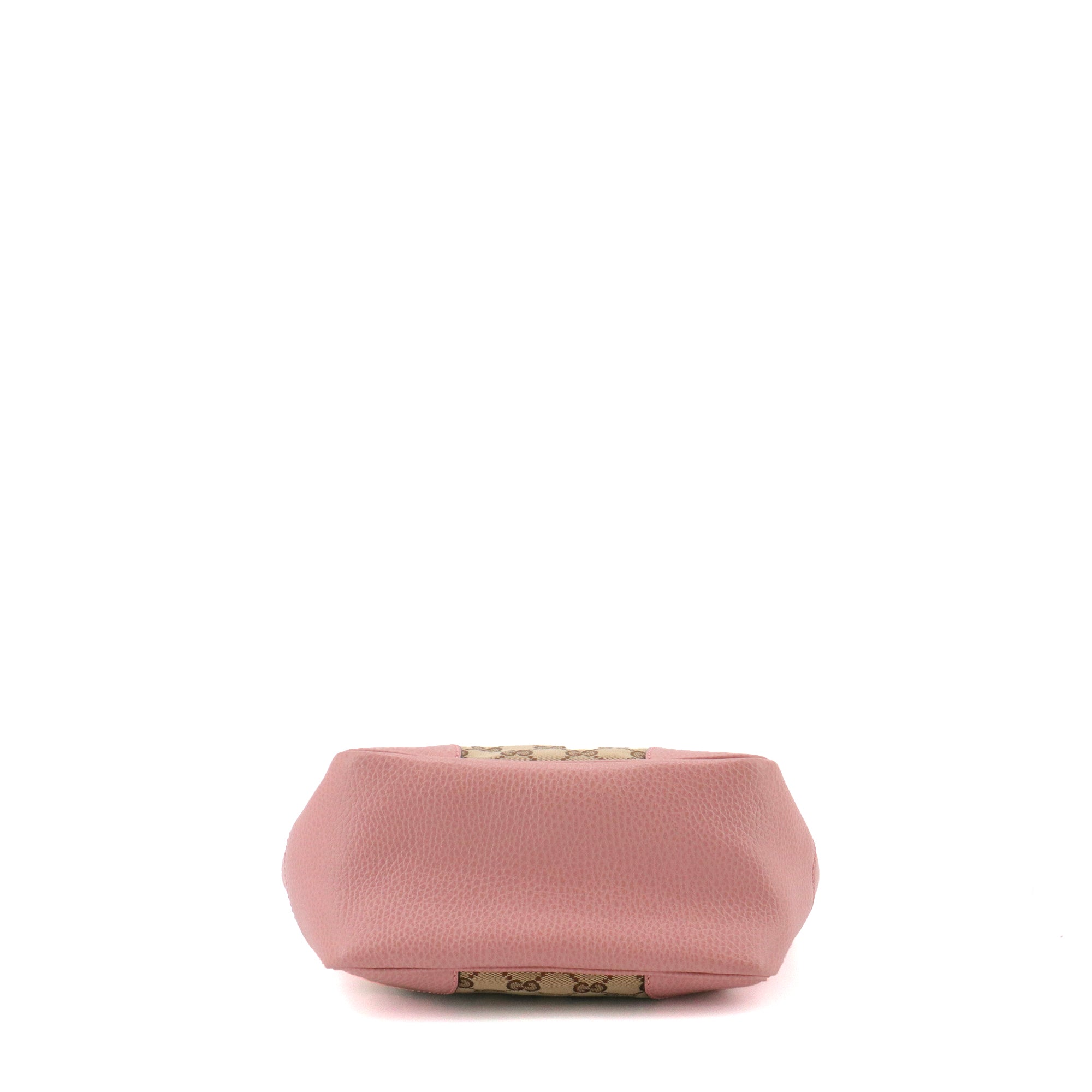 GUCCI - Sac à bandoulière Suprême GG Gucci en toile et cuir grainé rose