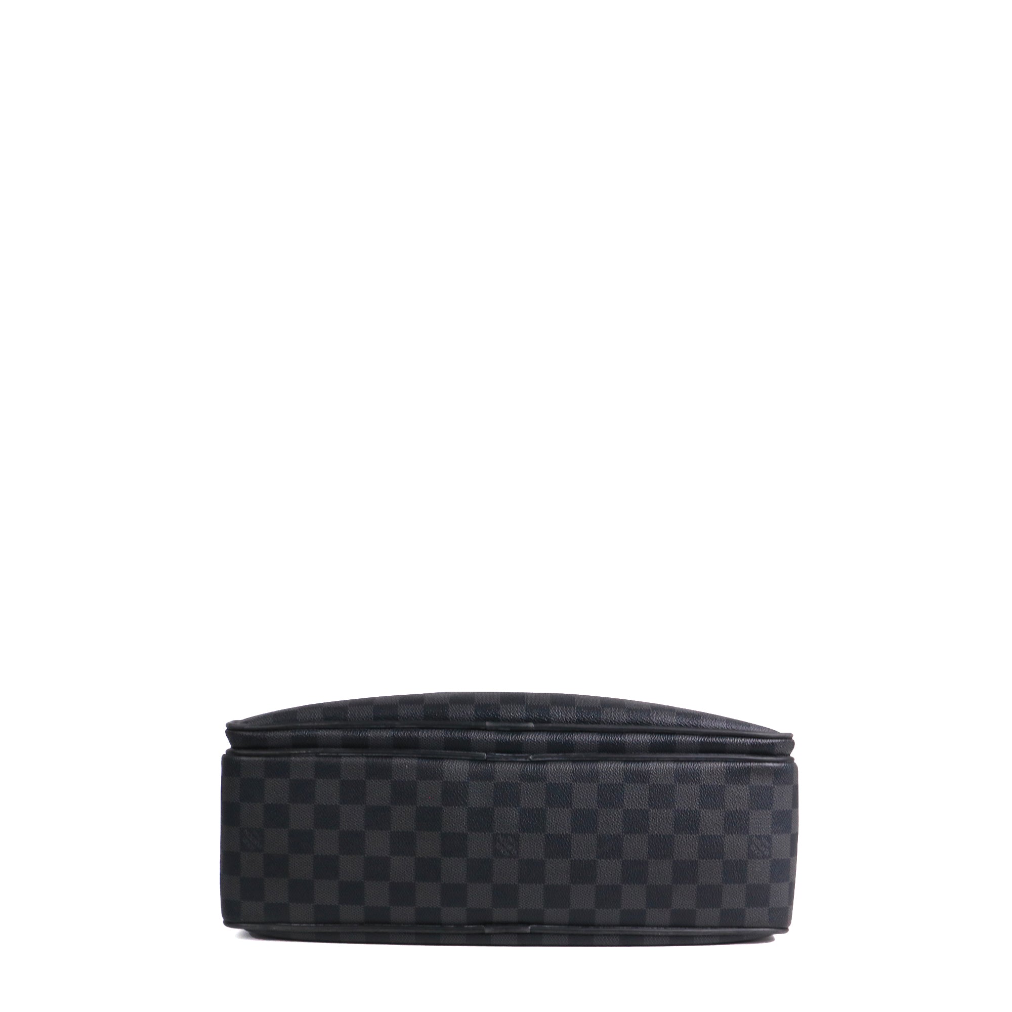 LOUIS VUITTON - Porte-documents Icare Louis Vuitton en toile enduite damier Graphite