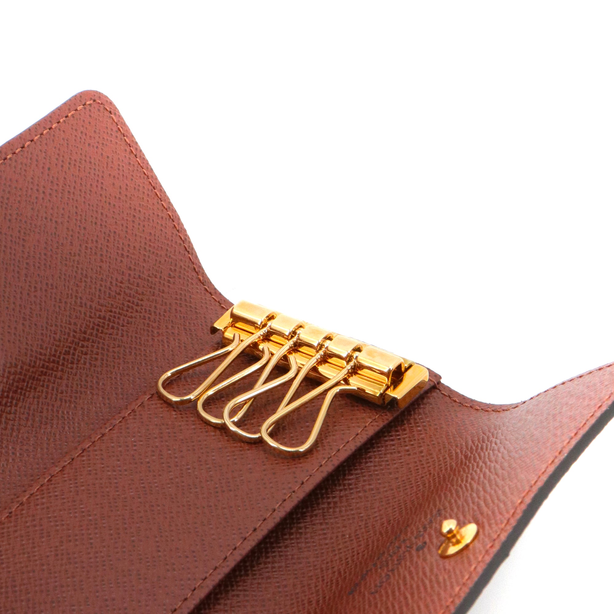 LOUIS VUITTON - Pochette Multiclés Louis Vuitton en toile monogrammée