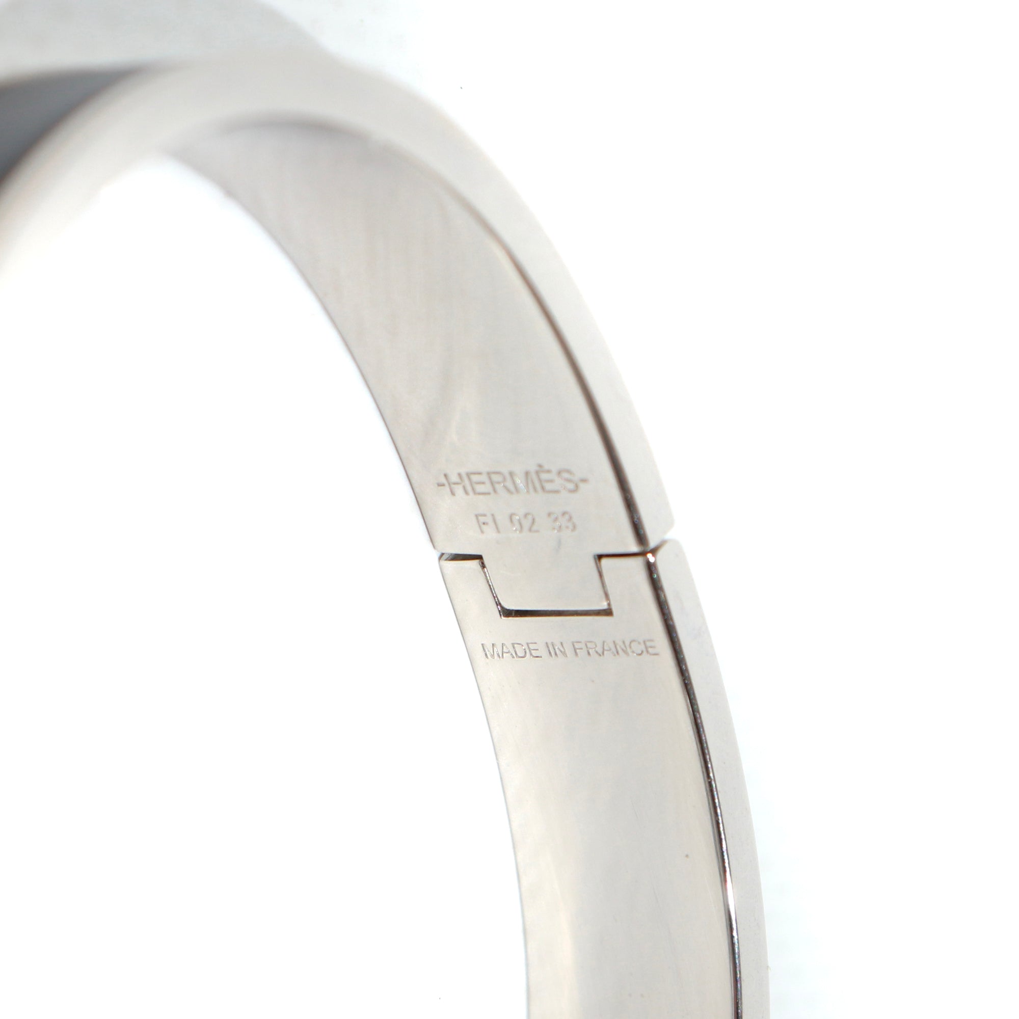 HERMÈS - Bracelet Clic H noir