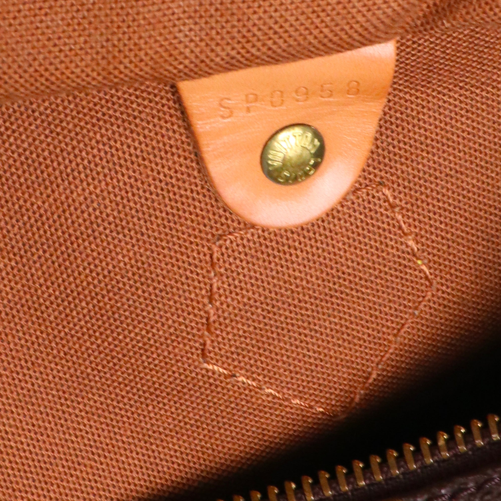 LOUIS VUITTON - Sac à main Speedy 30 Louis Vuitton en toile monogrammée