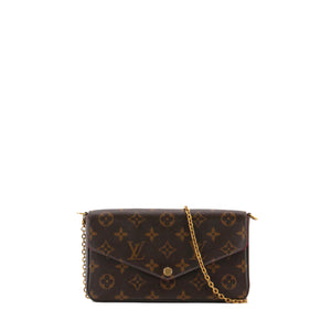 LOUIS VUITTON - Pochette Félicie Louis Vuitton en toile monogrammée