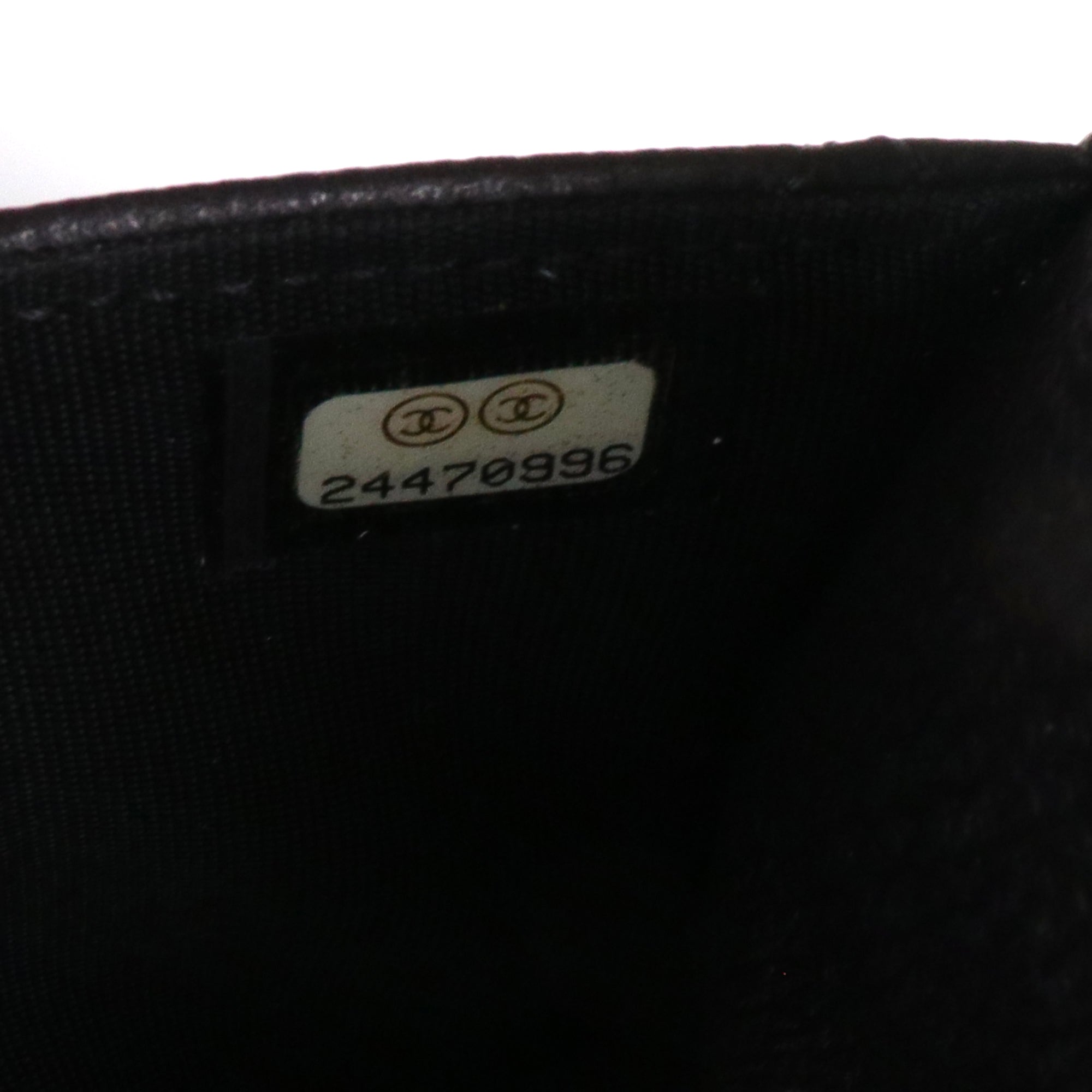CHANEL - Sac Wallet On Chain Timeless Chanel en cuir grainé noir édition limitée