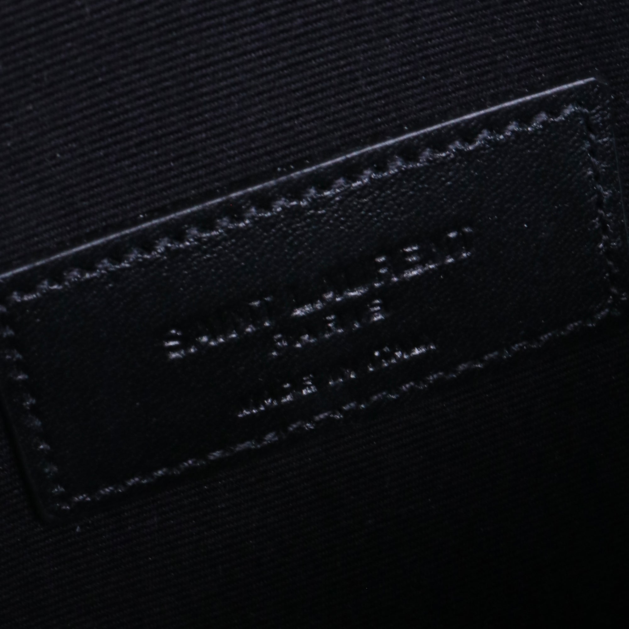 SAINT LAURENT - Sac à bandoulière Double Zip Saint Laurent en cuir lisse noir