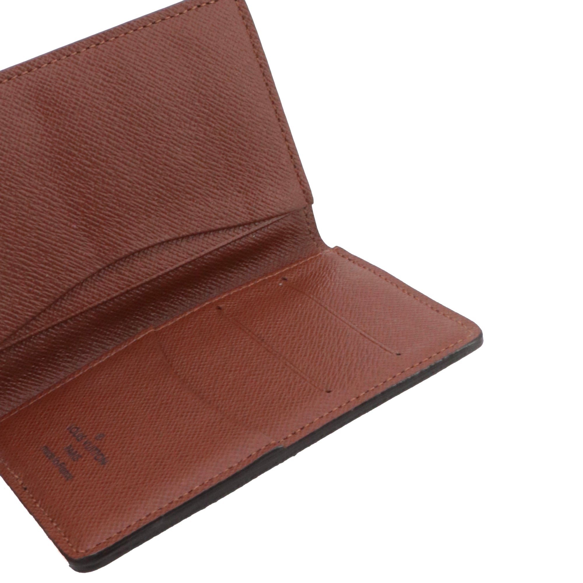 LOUIS VUITTON - Louis Vuitton Pocket Organizer Card Holder in Monogrammed Canvas