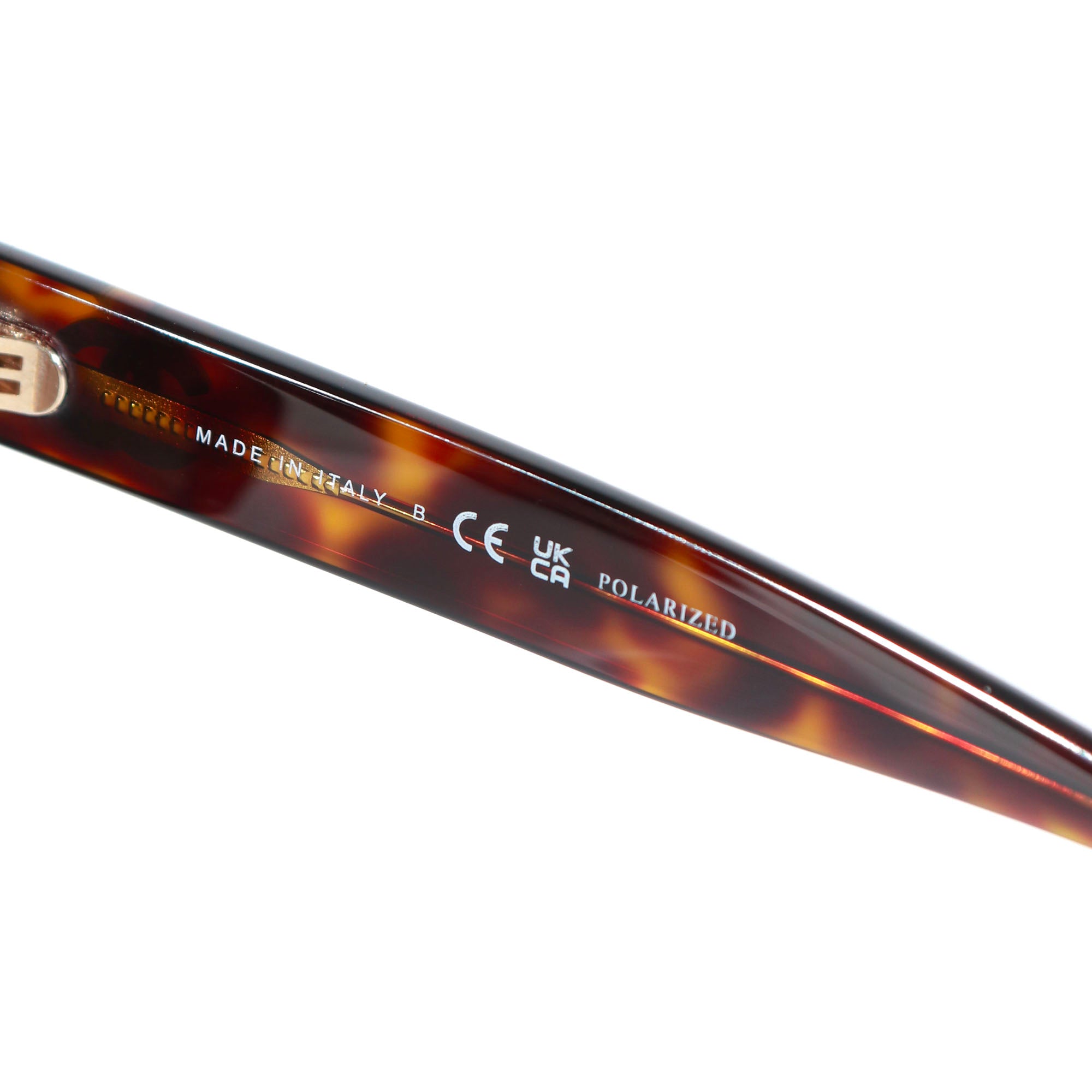 CHANEL - CC sunglasses with tortoiseshell pattern