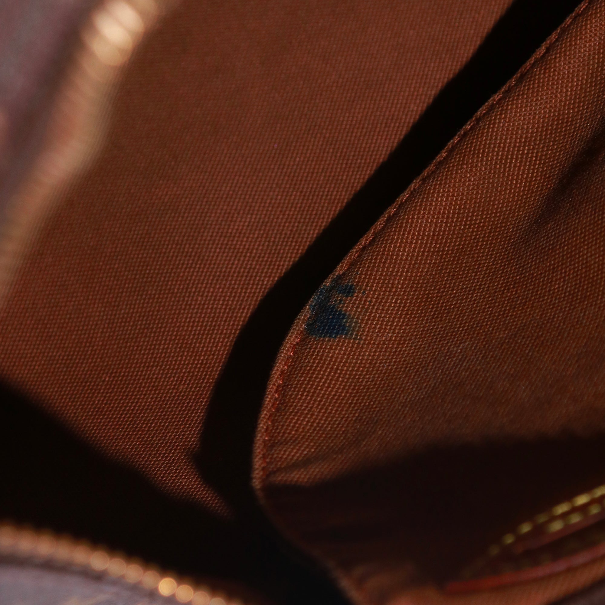 LOUIS VUITTON - Sac à main Speedy 35 en toile monogramme vintage