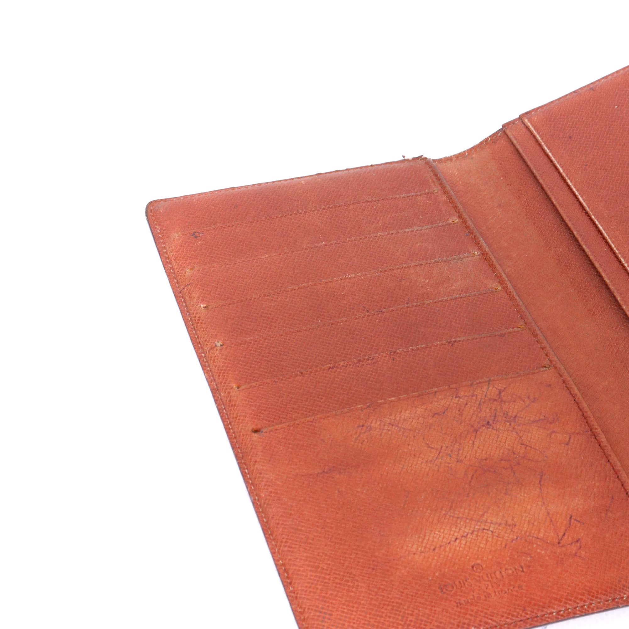 LOUIS VUITTON - Porte chéquier Louis Vuitton en toile monogrammée