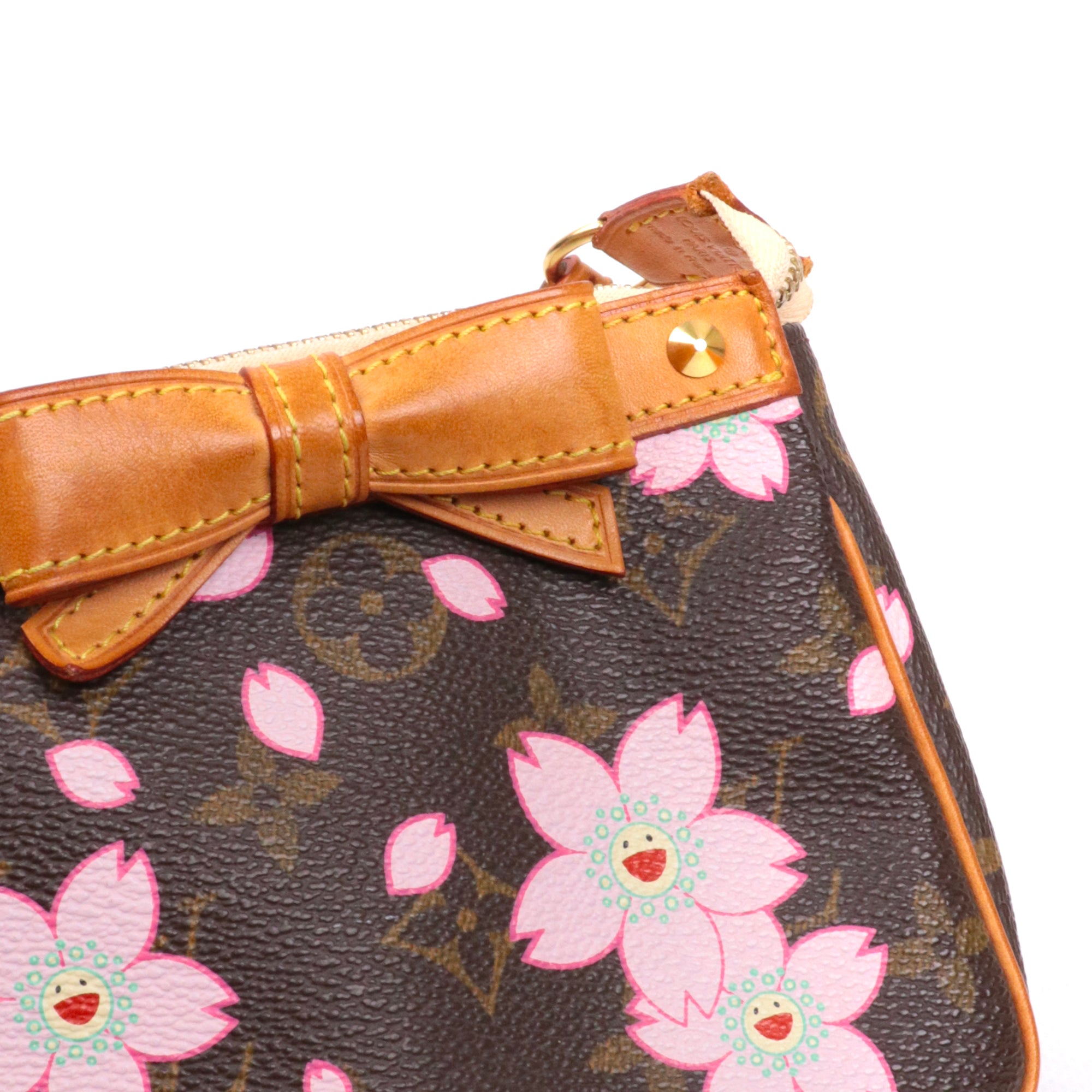 LOUIS VUITTON - Pochette Accessoires Louis Vuitton x Murakami en toile monogrammée Cherry Blossom