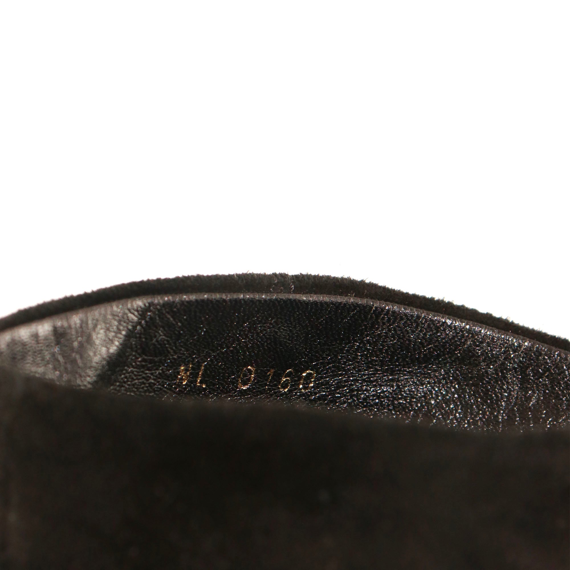 LOUIS VUITTON - Bottines en suède à talon compensés (T36,5)