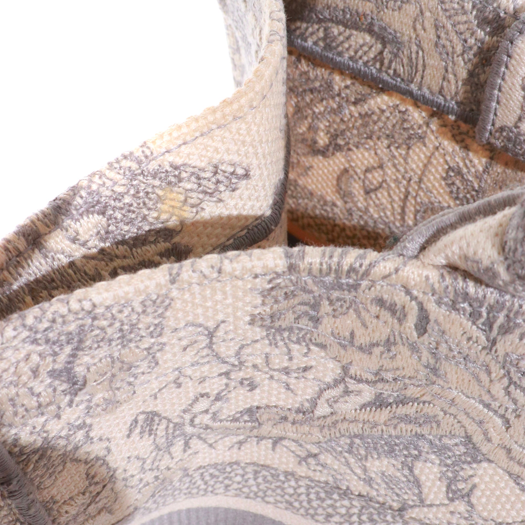 DIOR - Sac cabas Book Tote Medium Dior en toile de jouy grise