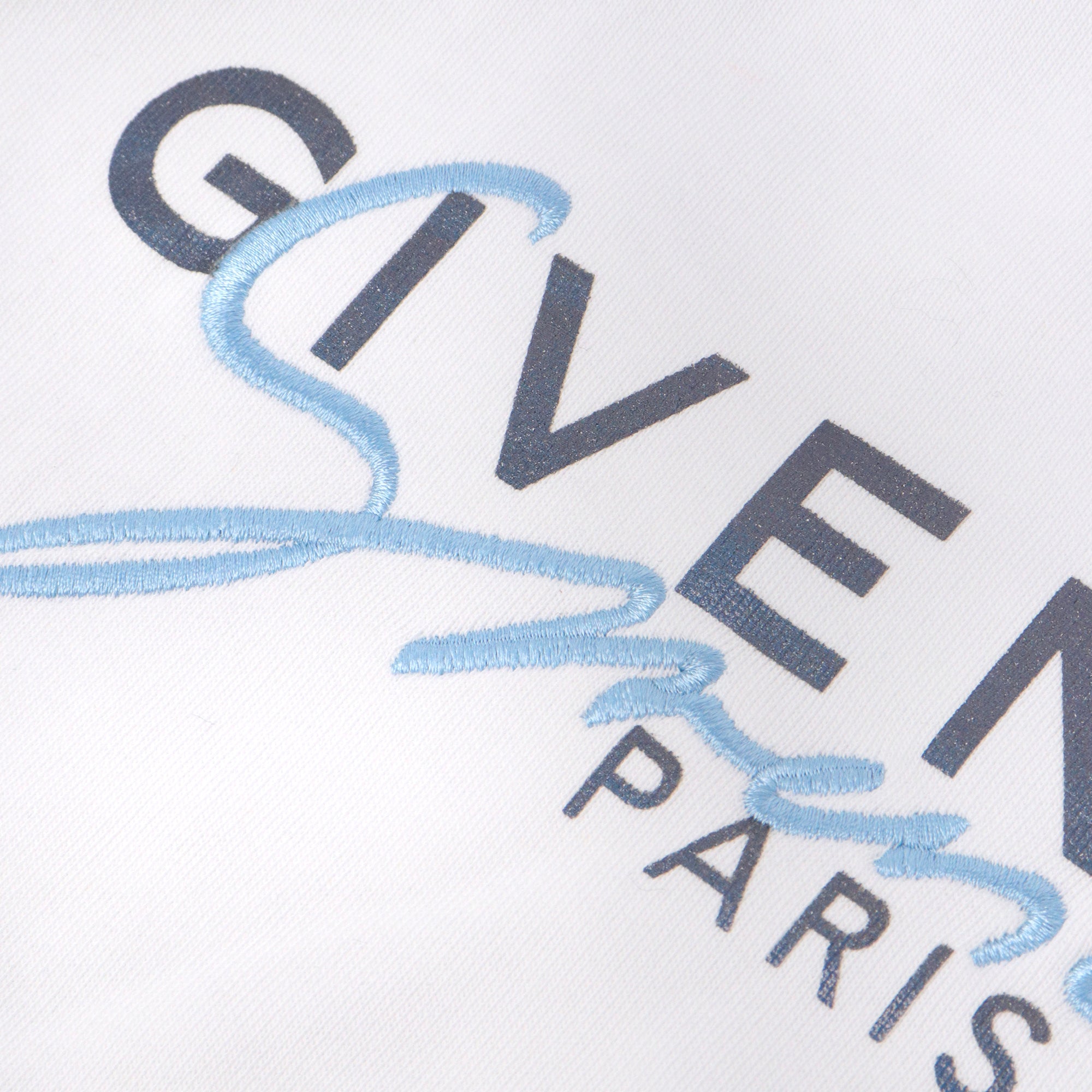 GIVENCHY - Sweatshirt Signature à capuche Givenchy en coton blanc (M)