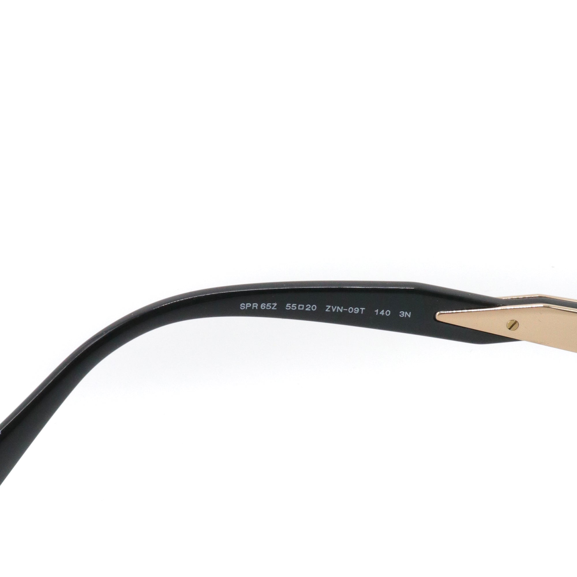 PRADA - Lunettes de soleil 65Z Prada en métal doré