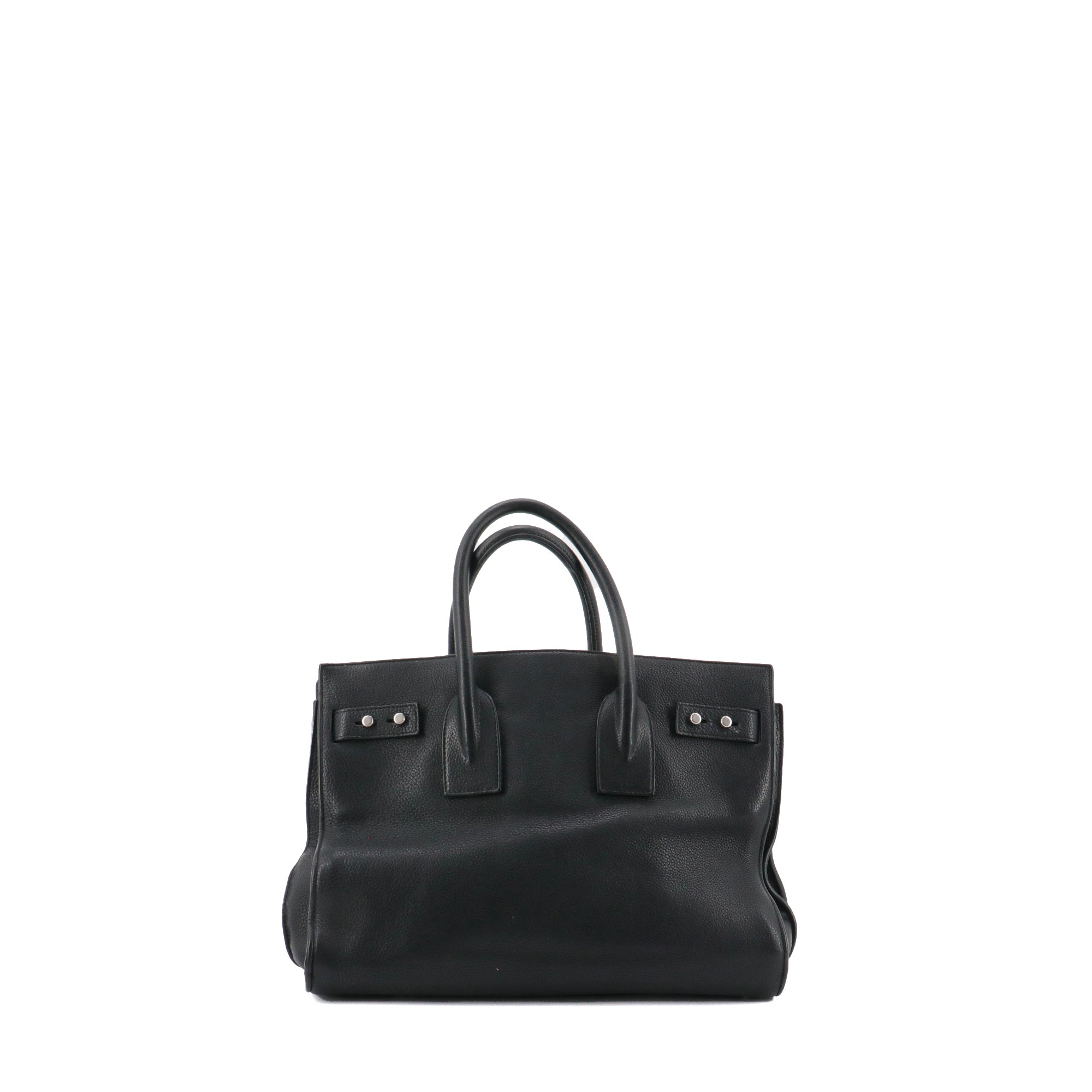 SAINT LAURENT - Sac de Jour Small Saint Laurent en cuir grainé noir