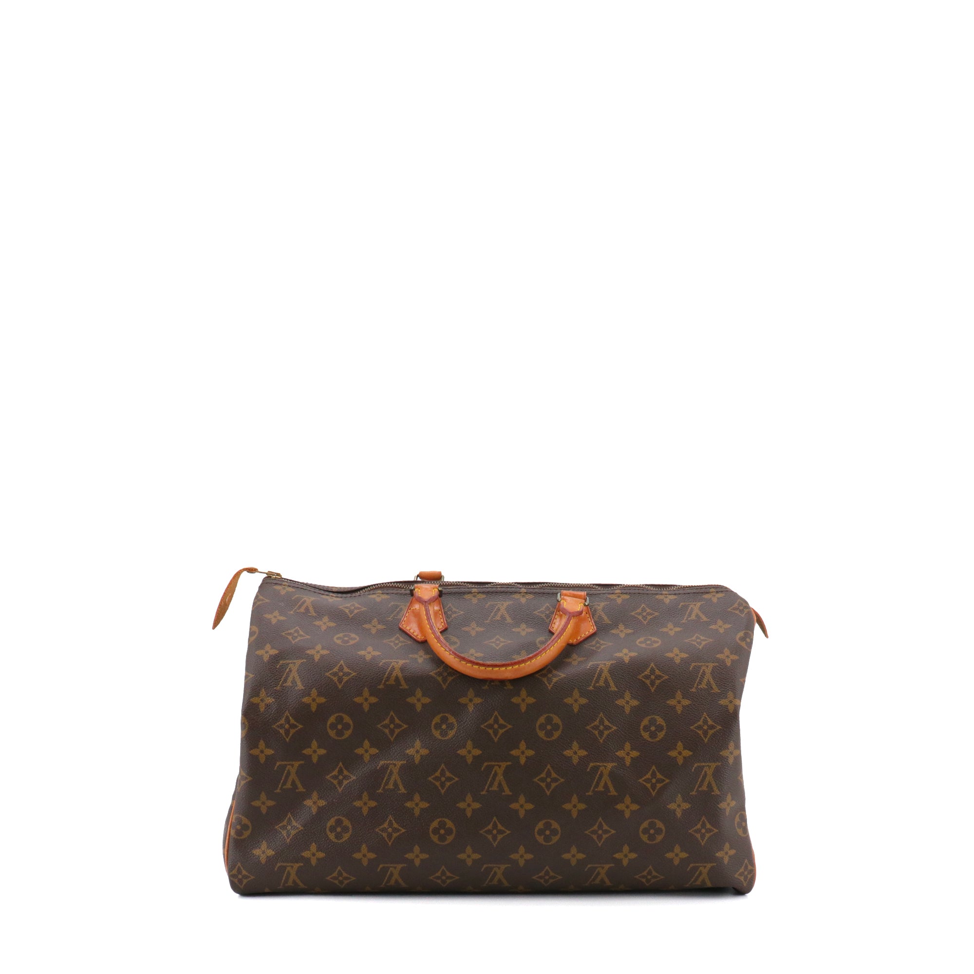 LOUIS VUITTON - Sac à main Speedy 40 Louis Vuitton en toile monogrammée vintage