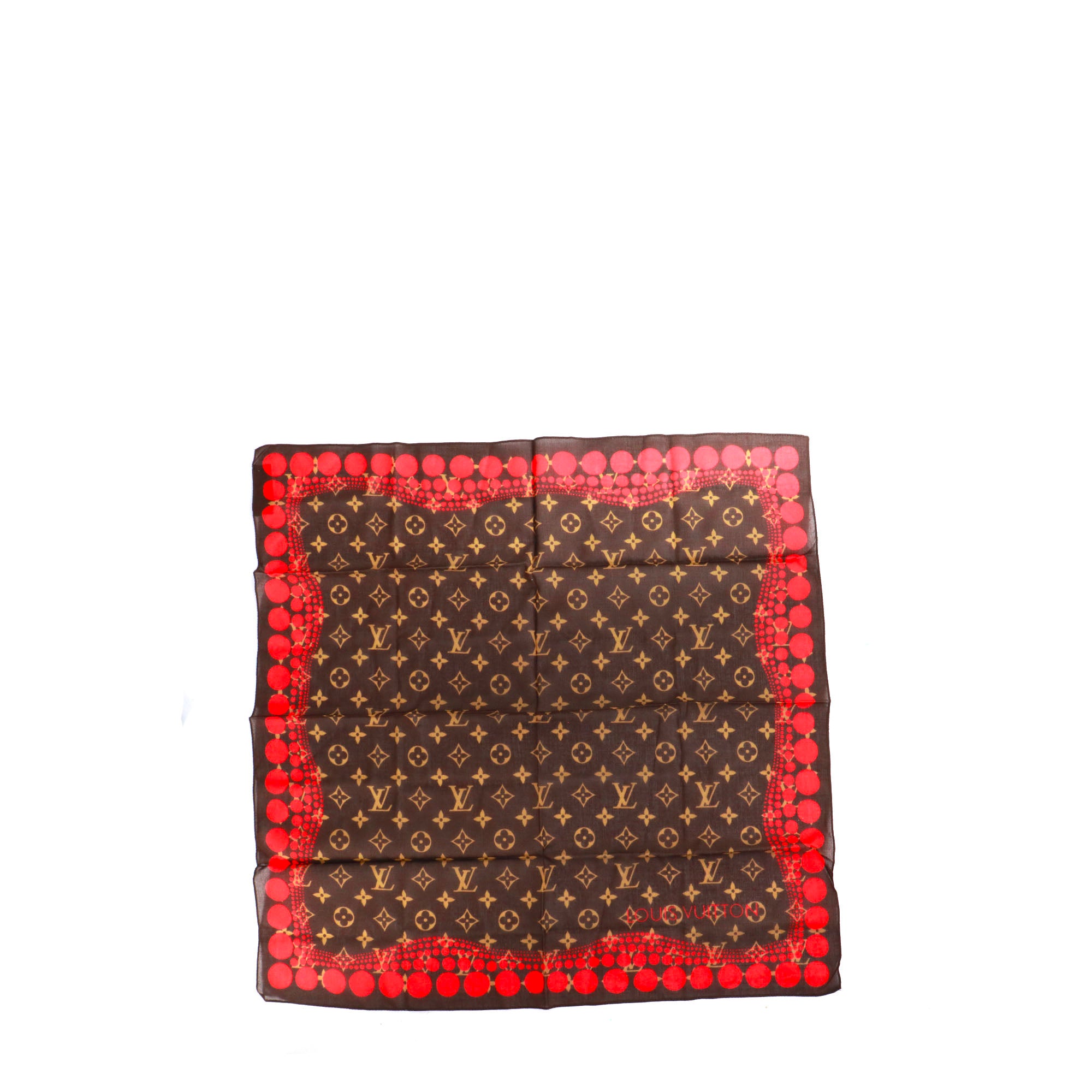 LOUIS VUITTON - Louis Vuitton x Yayoi Kusamai cotton square 45