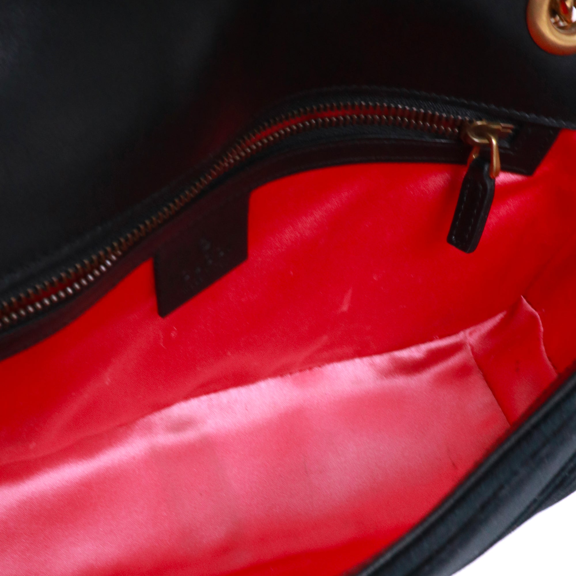 GUCCI - Sac à bandoulière GG Marmont Gucci en velours noir