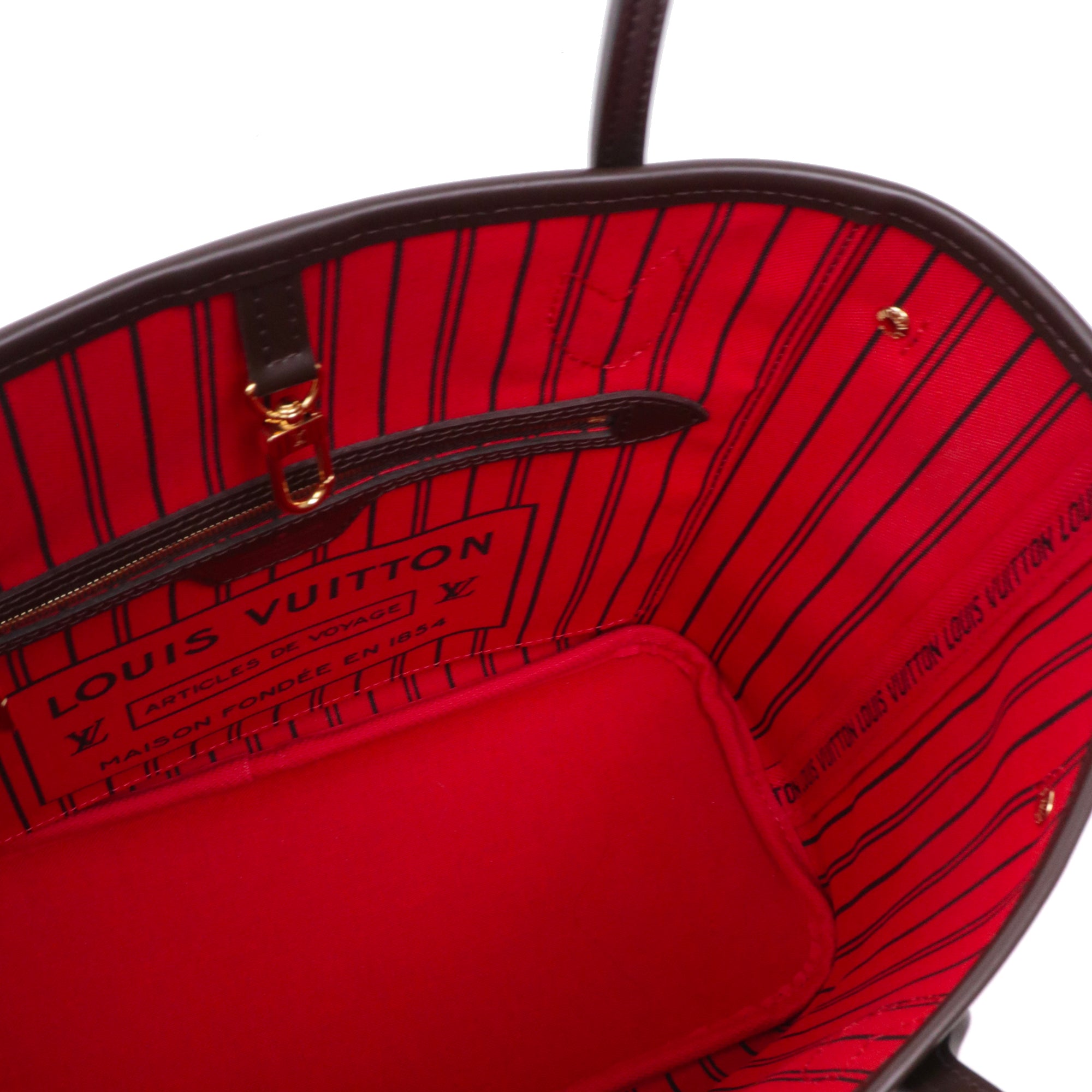 LOUIS VUITTON - Sac cabas Neverfull PM Louis Vuitton en toile damier ébène