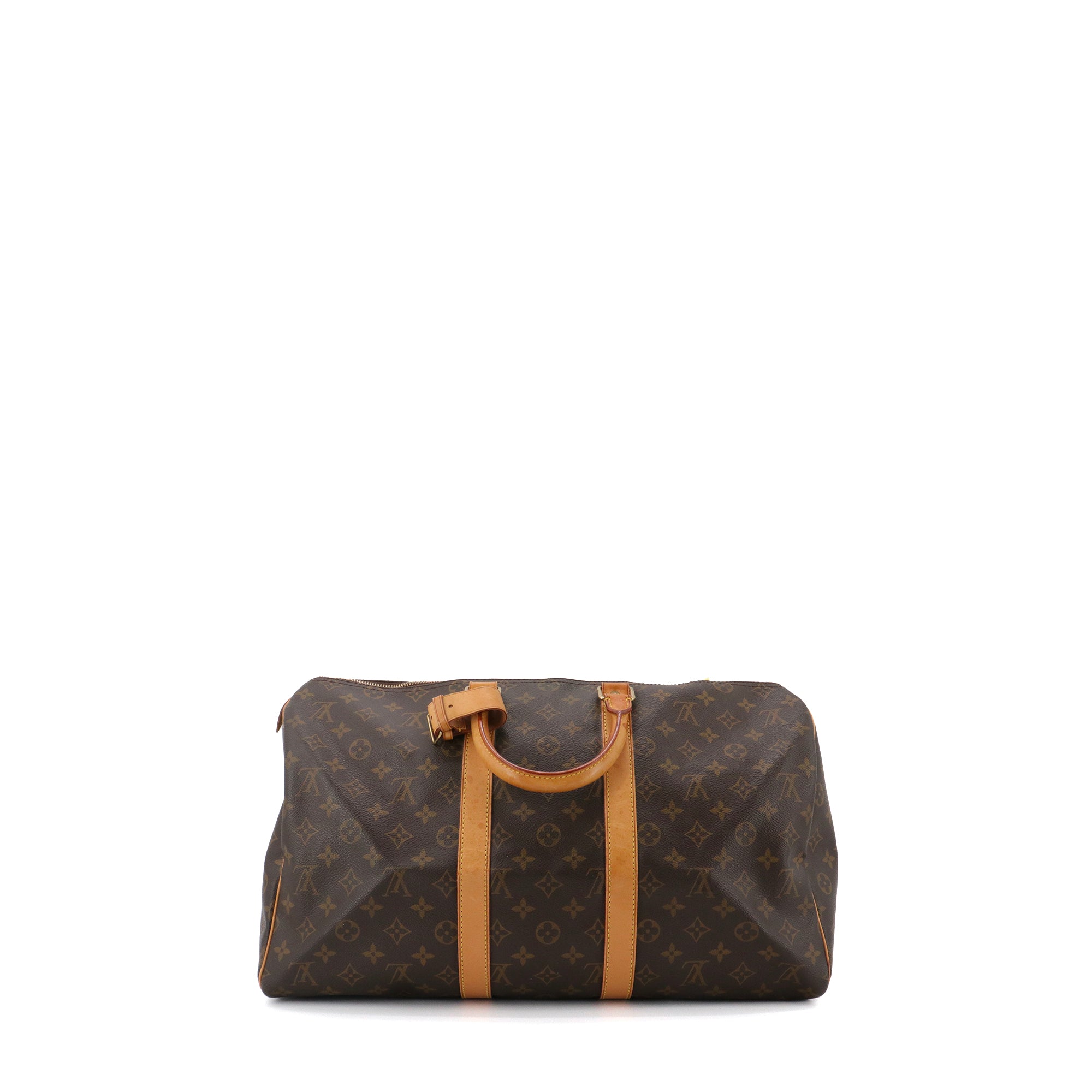 LOUIS VUITTON - Sac de voyage Keepall 45 Louis Vuitton en toile monogrammée