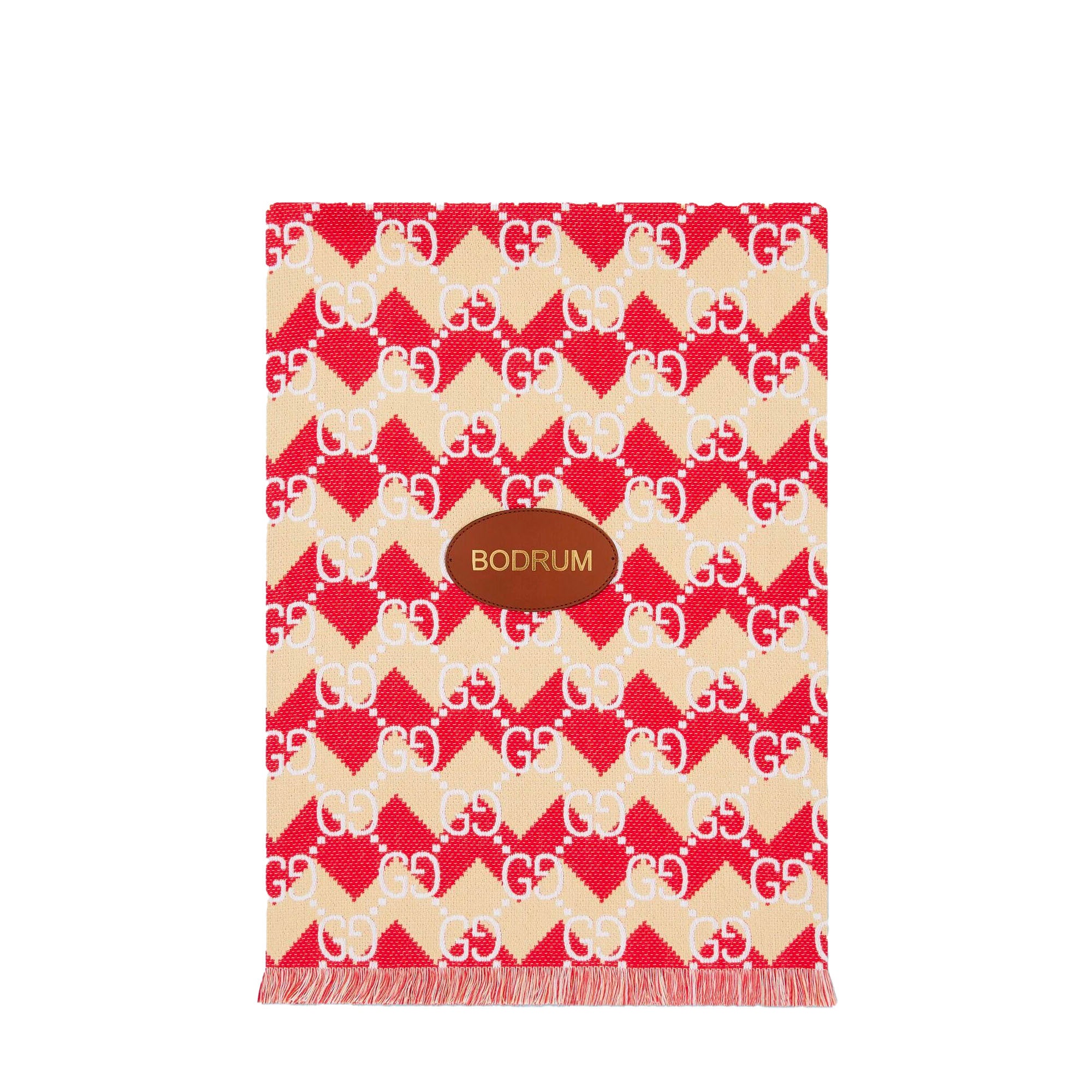 GUCCI - Serviette de bain Bodrum Gucci en coton monogrammé GG