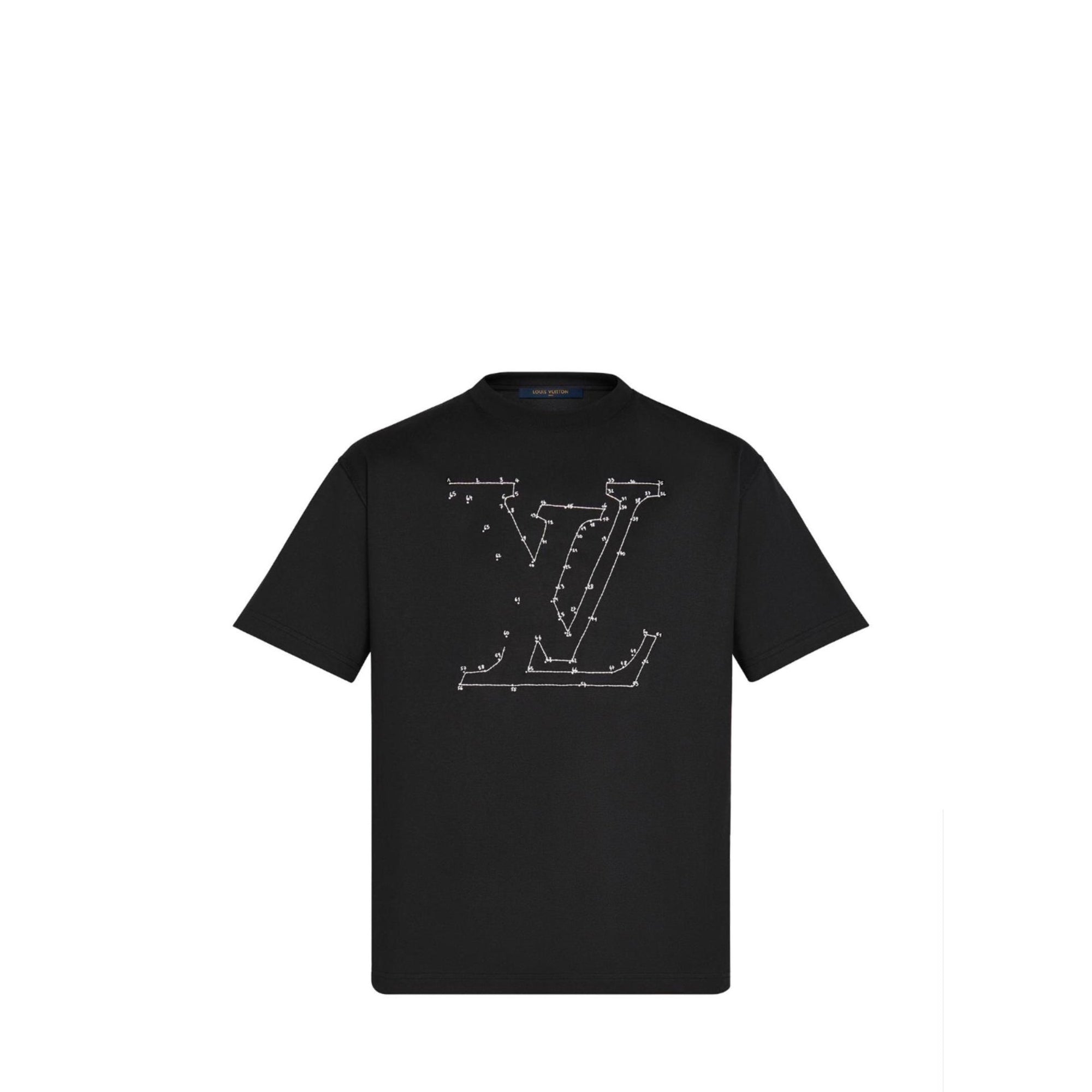 LOUIS VUITTON - Tee shirt LV Louis Vuitton en coton noir (M)