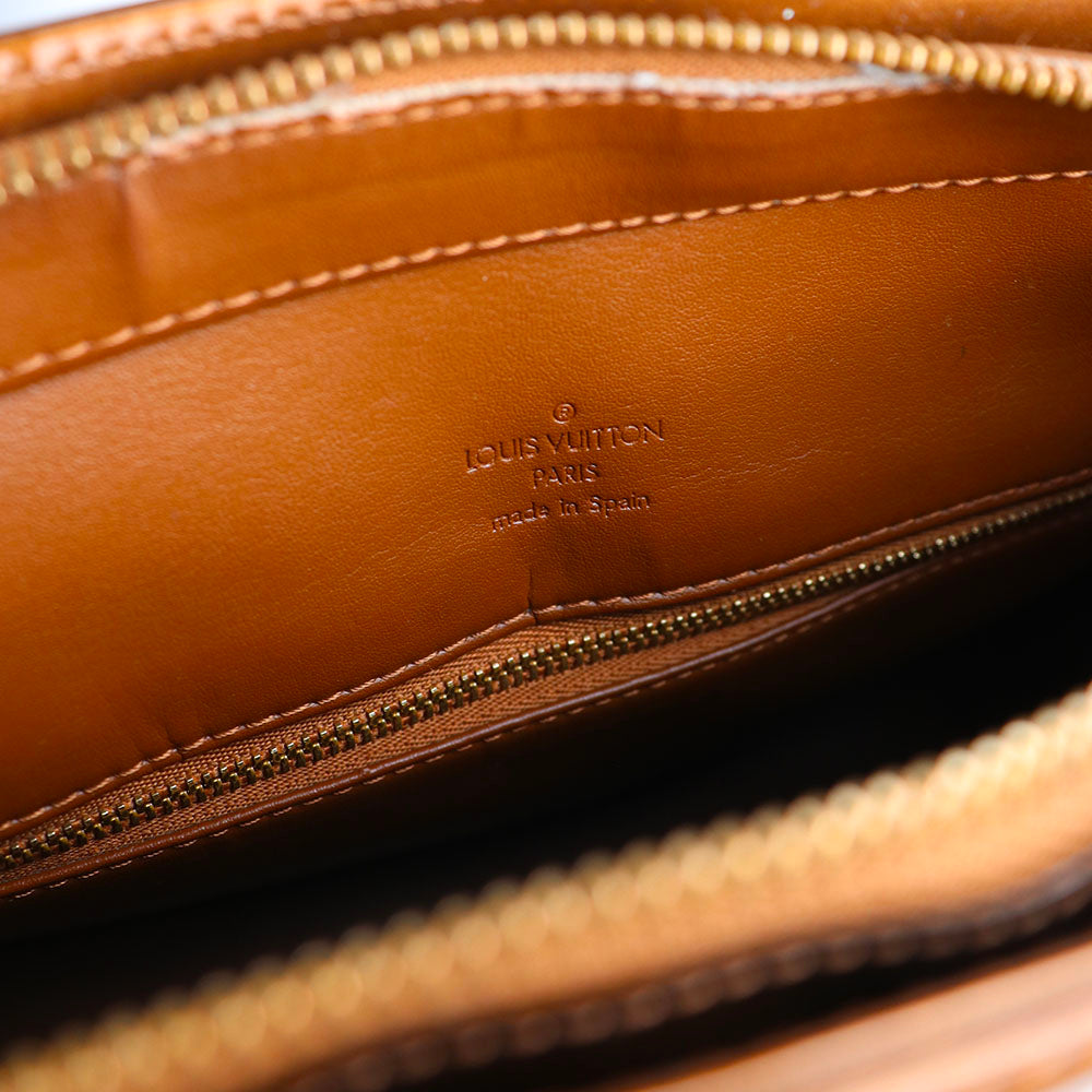 LOUIS VUITTON - Sac à main Houston en cuir verni empreinte