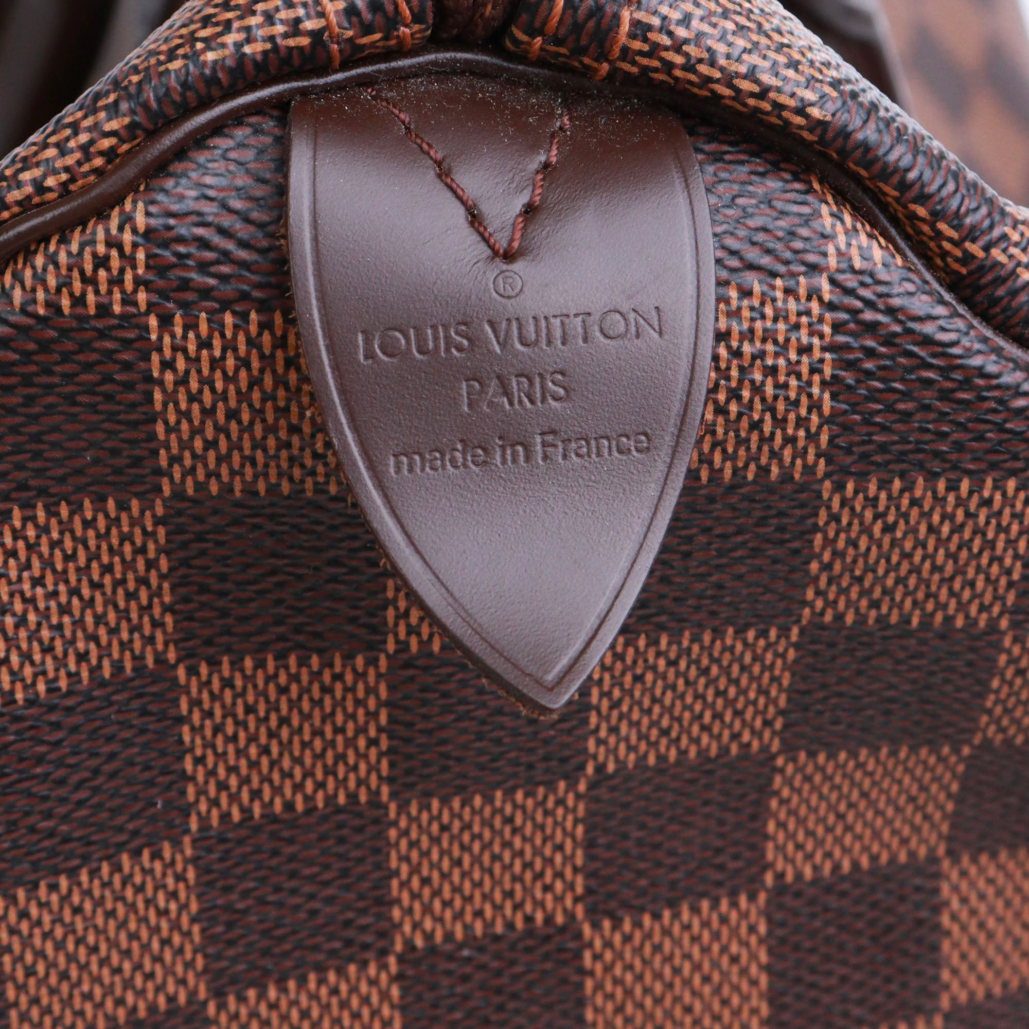 LOUIS VUITTON - Louis Vuitton Speedy 35 shoulder bag in Damier Ébène canvas