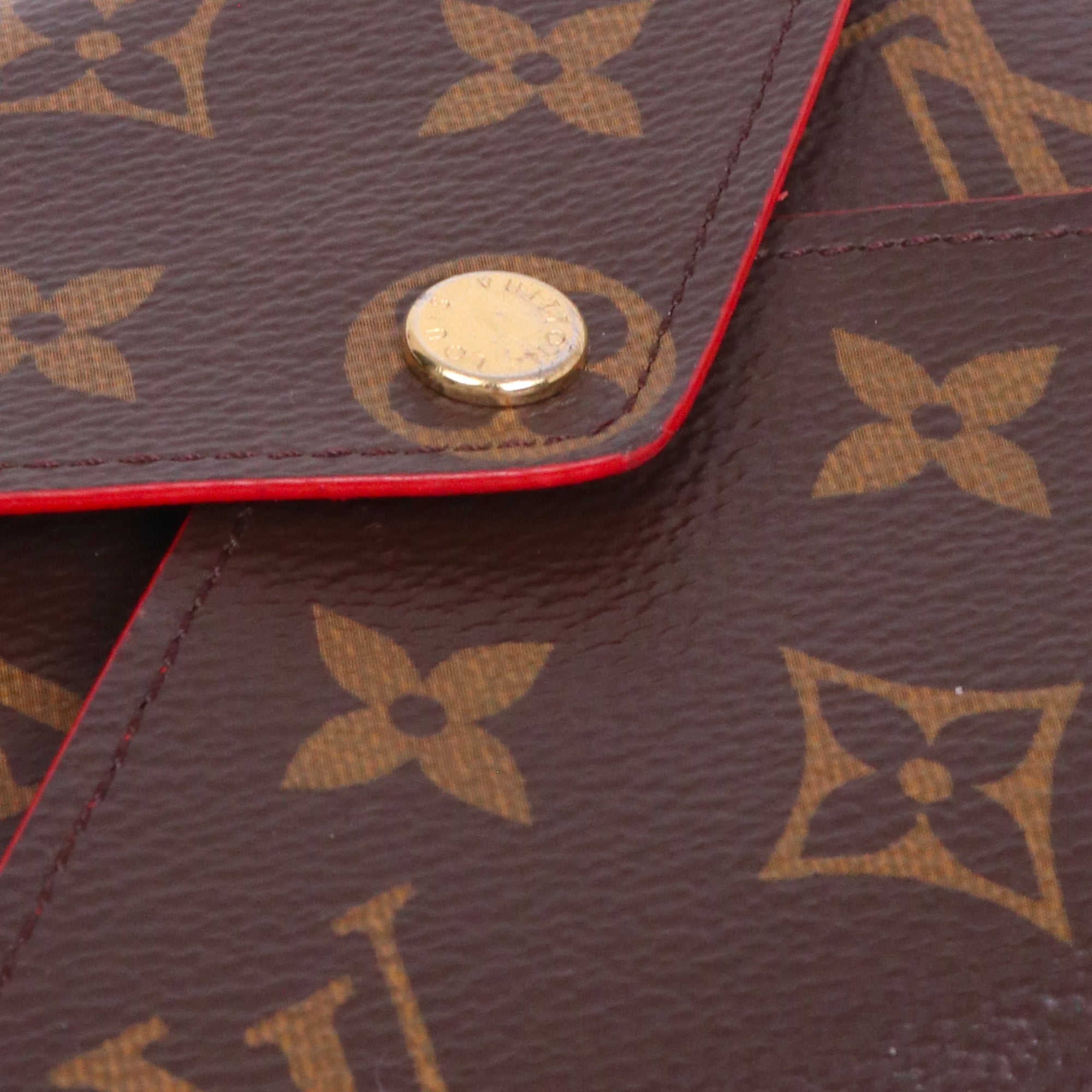 LOUIS VUITTON - Pochette Kirigami MM Louis Vuitton en toile monogrammée marron