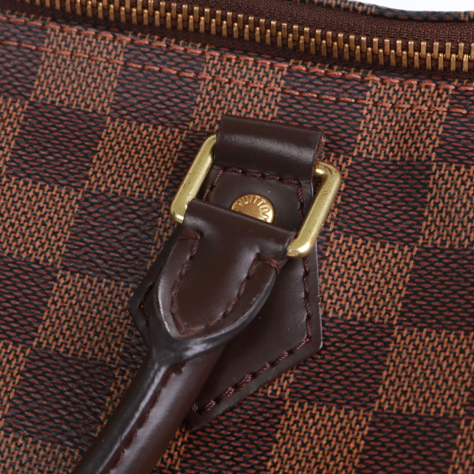 LOUIS VUITTON - Sac à main Speedy 30 Louis Vuitton en toile damier ébène
