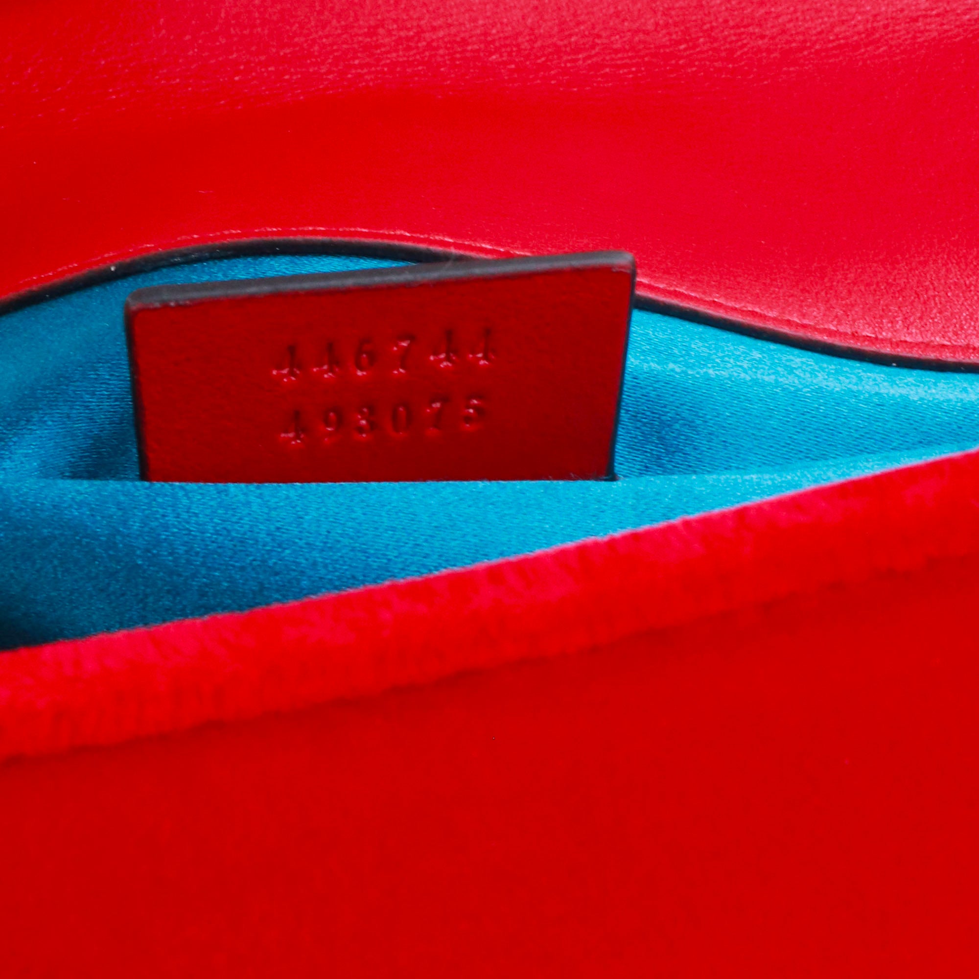 GUCCI - GG Marmont small velvet shoulder bag