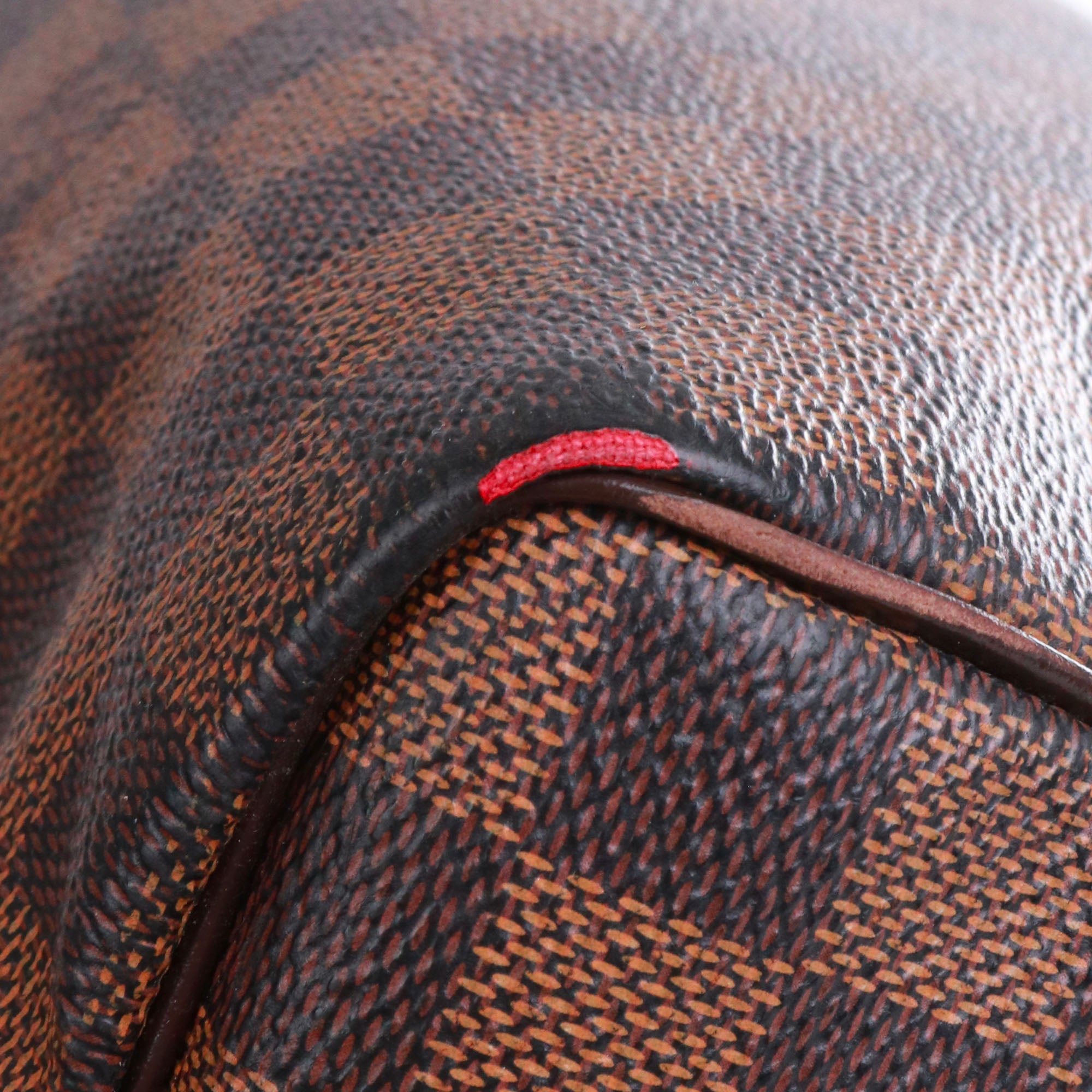 LOUIS VUITTON - Sac à bandoulière Speedy 35 Louis Vuitton en toile Damier Ébène