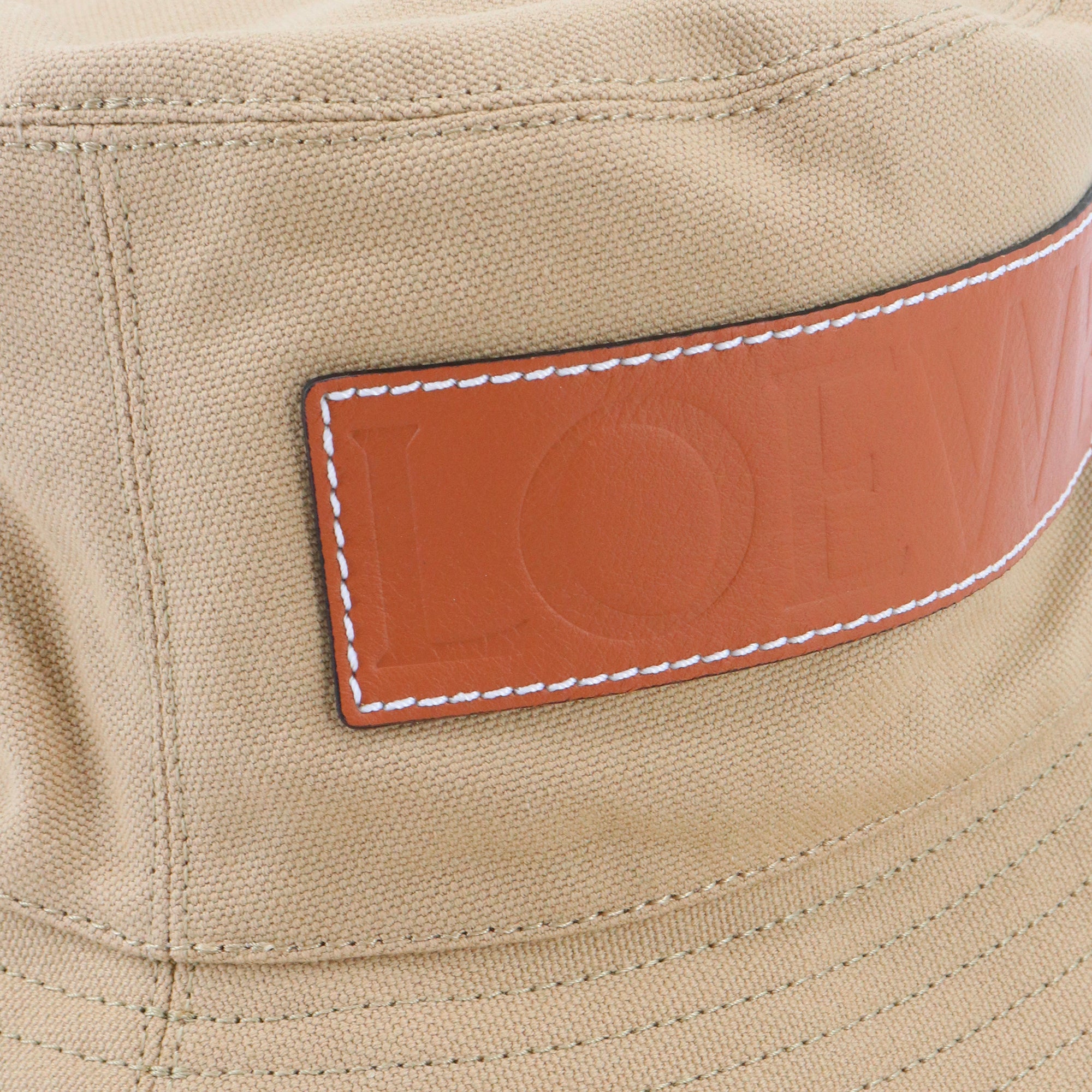 LOEWE - Chapeau Fisherman Loewe en coton beige (T57)