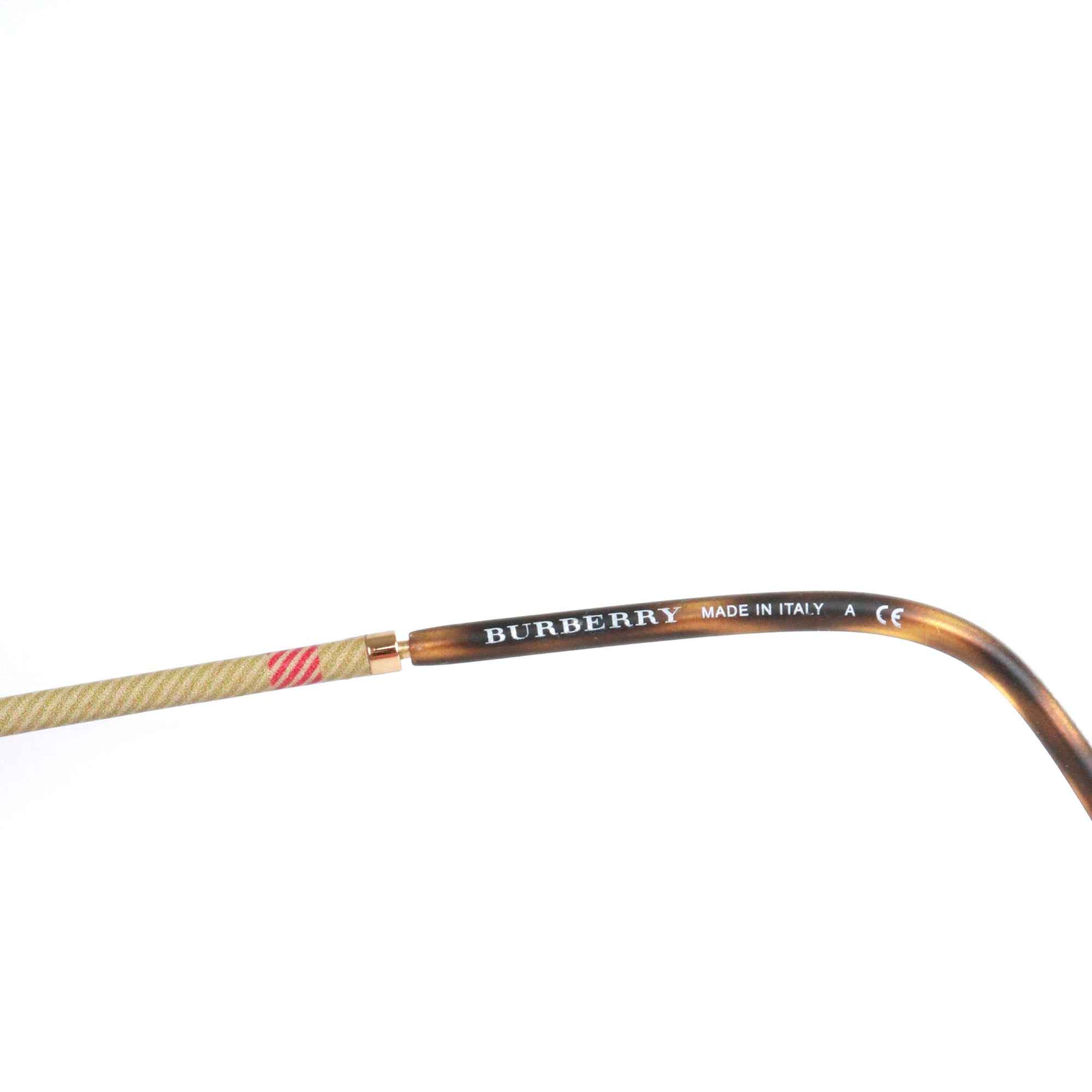 BURBERRY - Lunettes de soleil Aviateur Burberry à motif Check