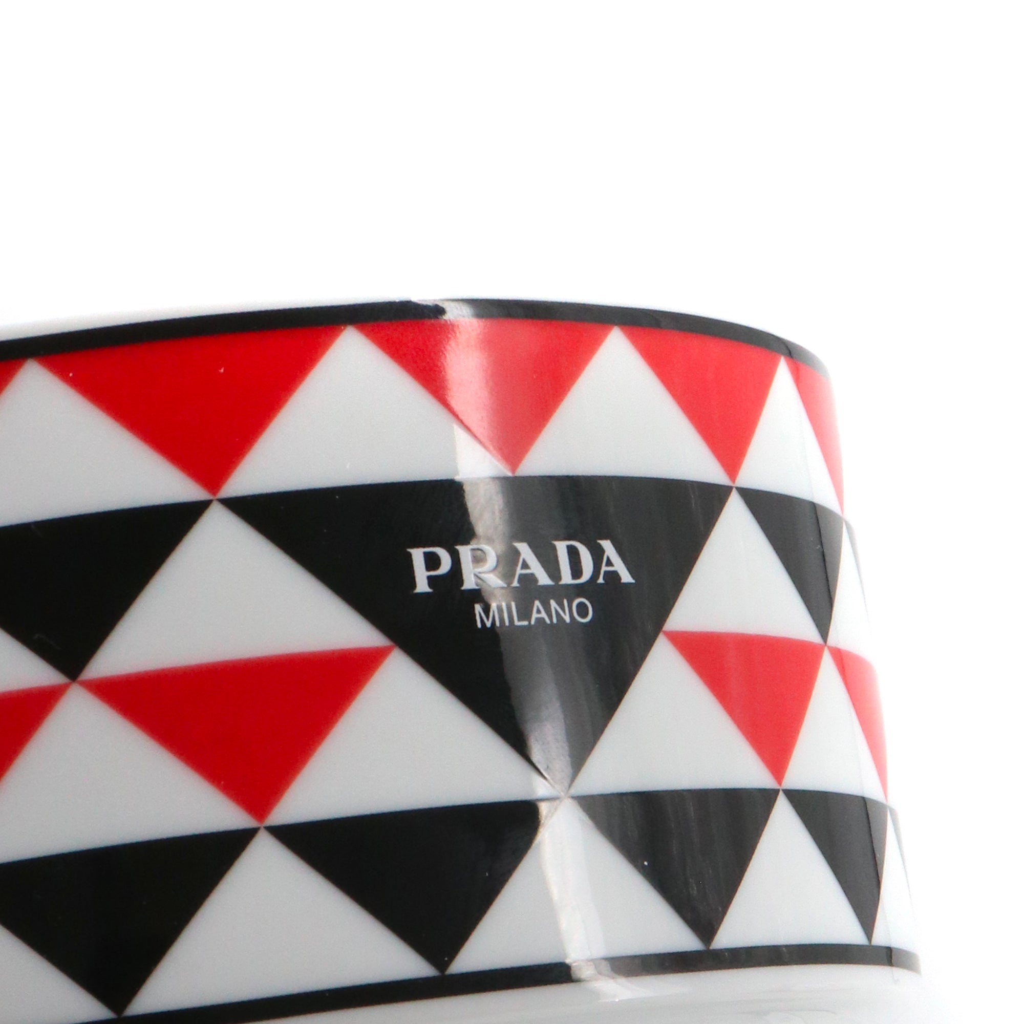 PRADA - Boîte Prada en porcelaine blanche