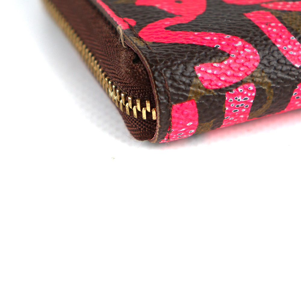 LOUIS VUITTON - Portefeuille Zippy LV x Stephen Sprouse édition limitée