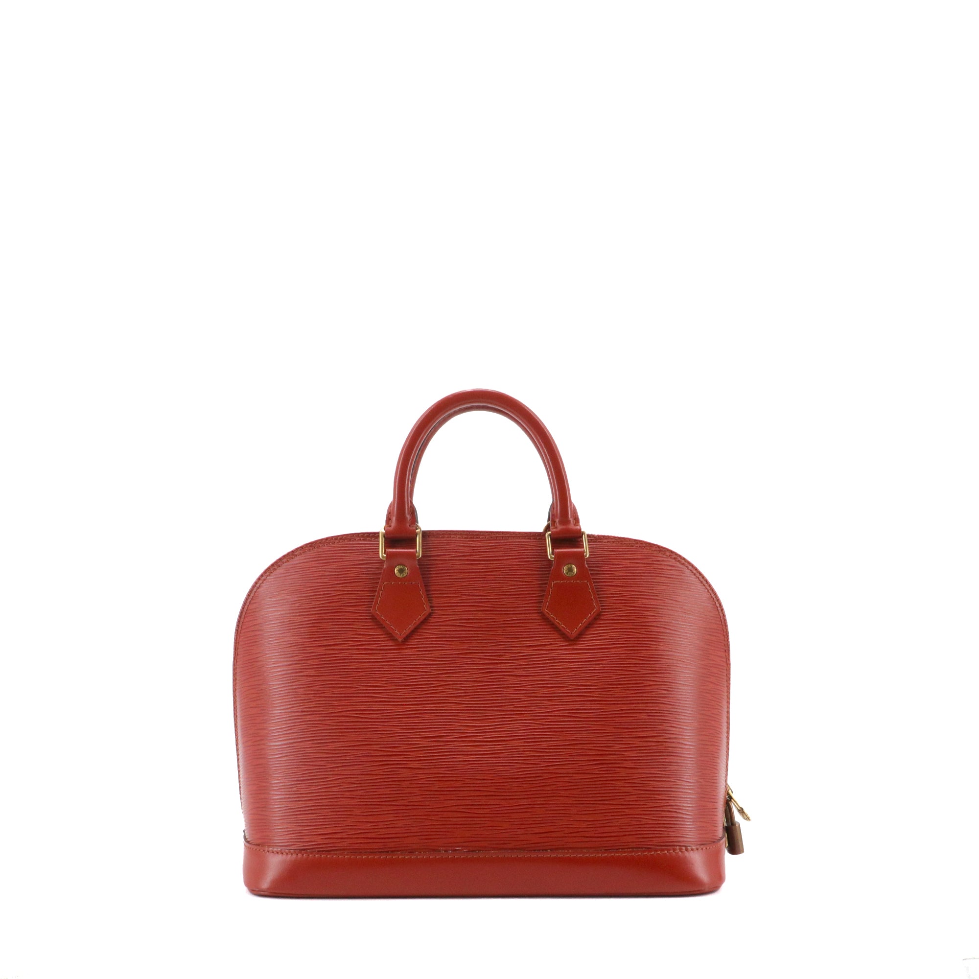LOUIS VUITTON - Sac à main Alma PM Louis Vuitton en cuir épi marron