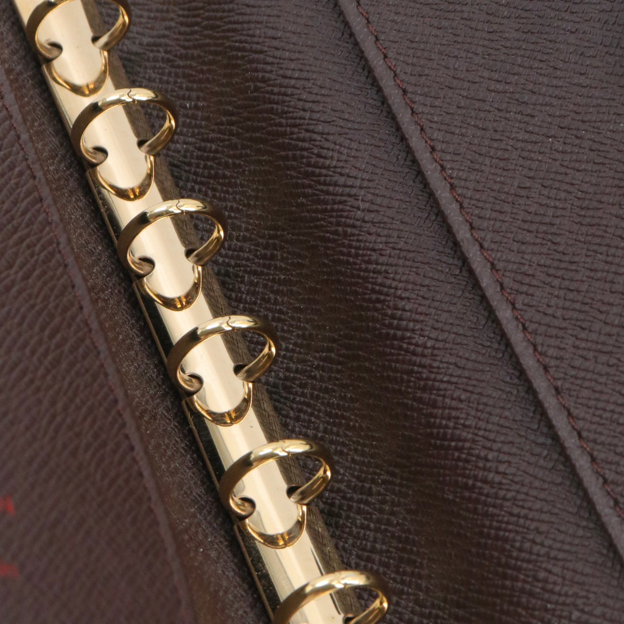 LOUIS VUITTON - Couverture agenda PM Louis Vuitton en toile damier ébène