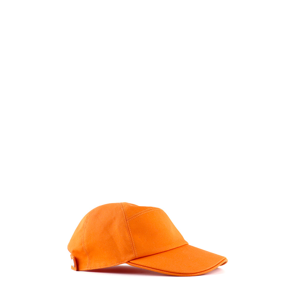 HERMÈS - Casquette Jump en coton orange (T59)