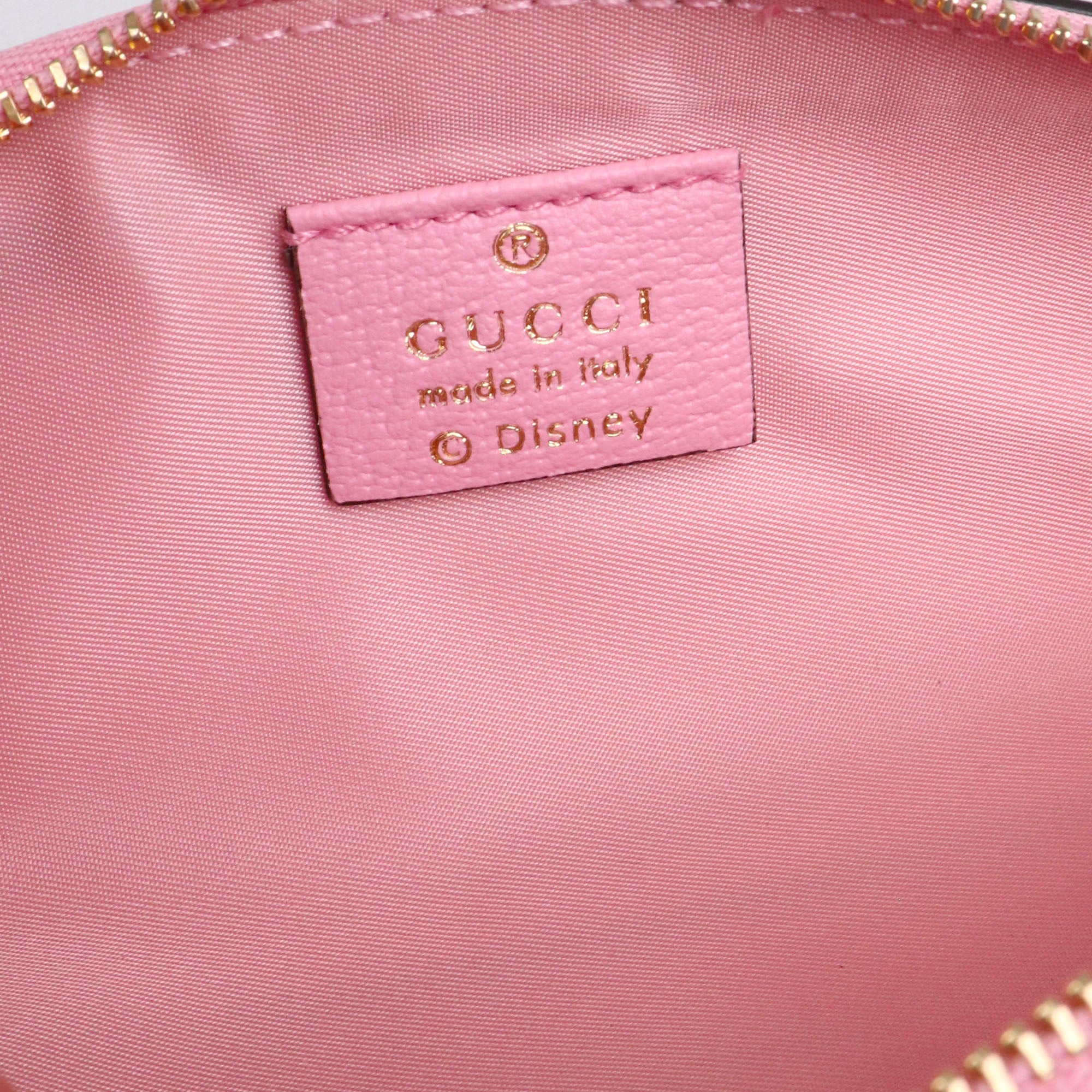 GUCCI - Trousse Disney x Gucci en toile monogrammée marron