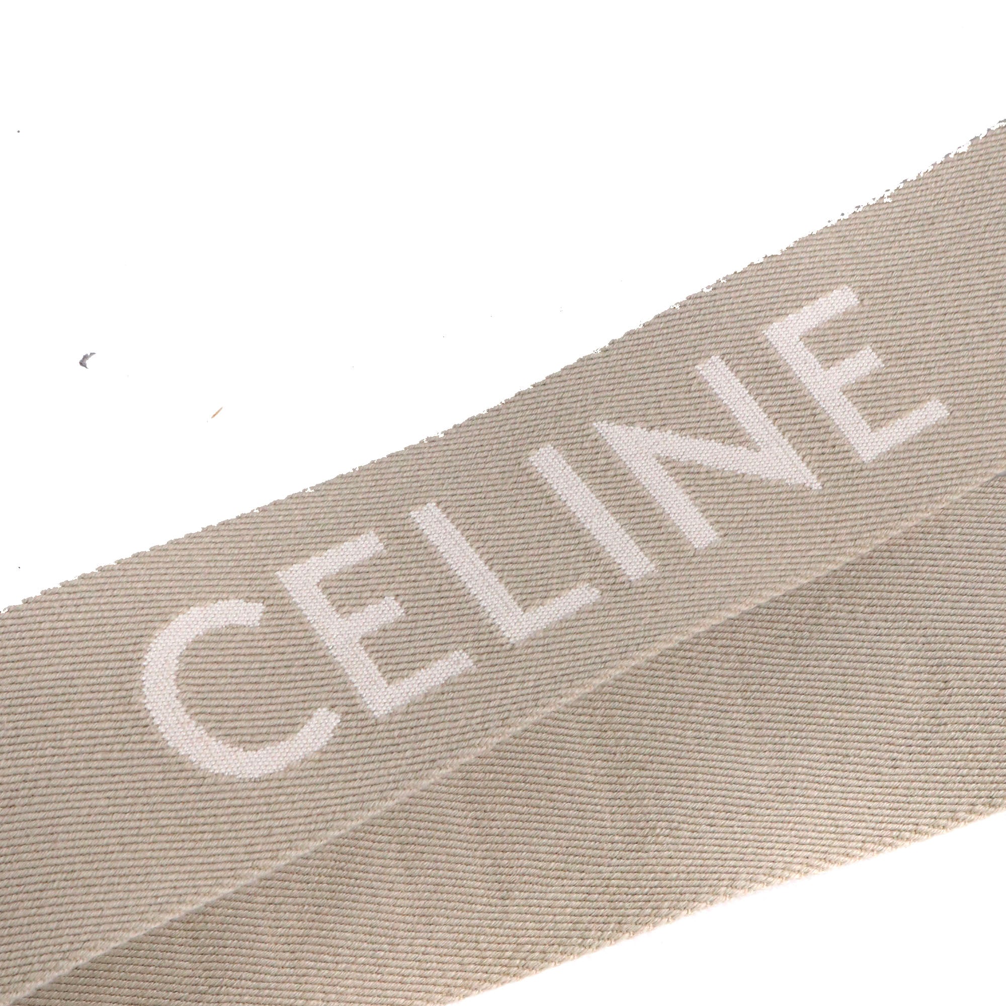 HERMÈS - Brown canvas shoulder strap