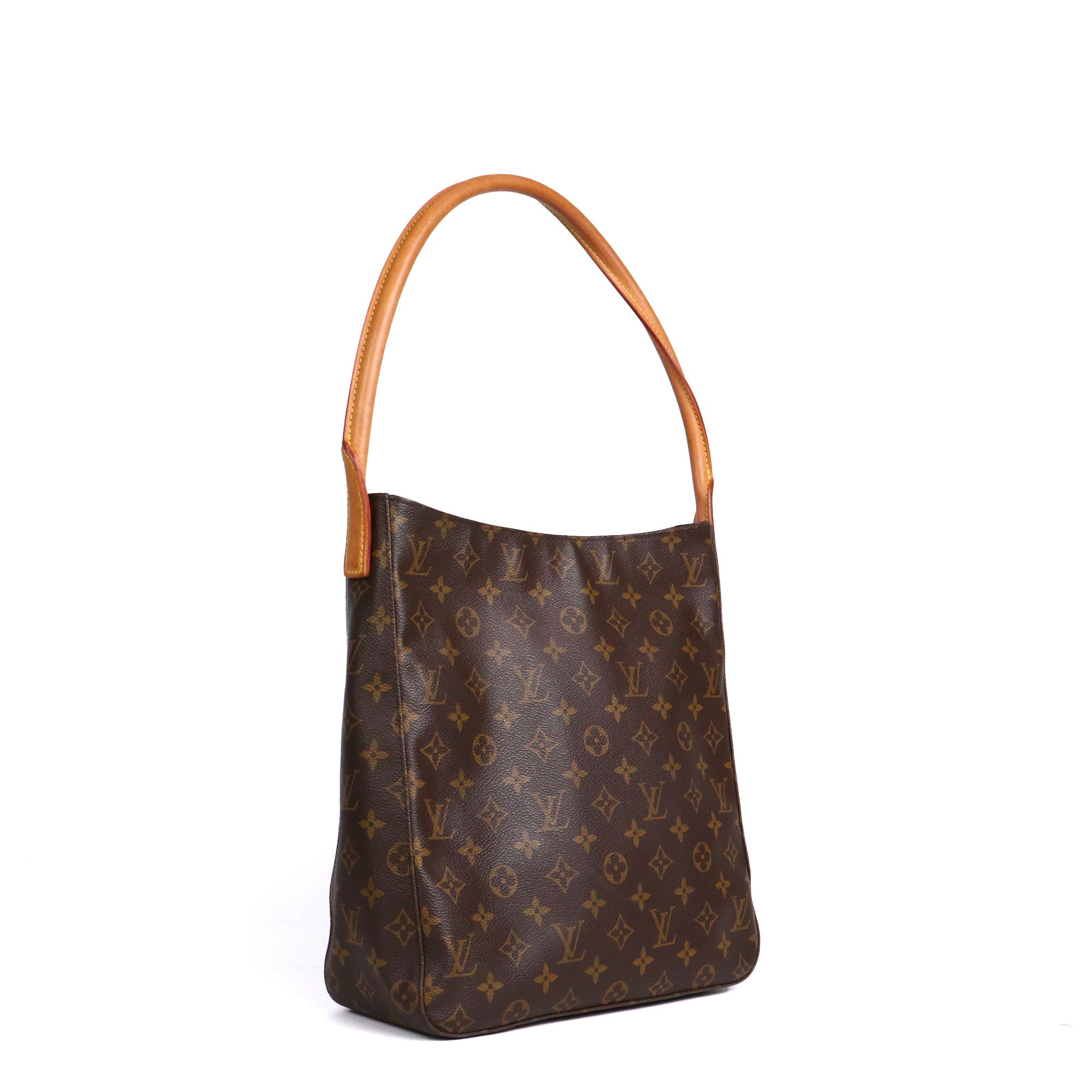LOUIS VUITTON - Sac à main Looping Louis Vuitton en toile monogrammée vintage