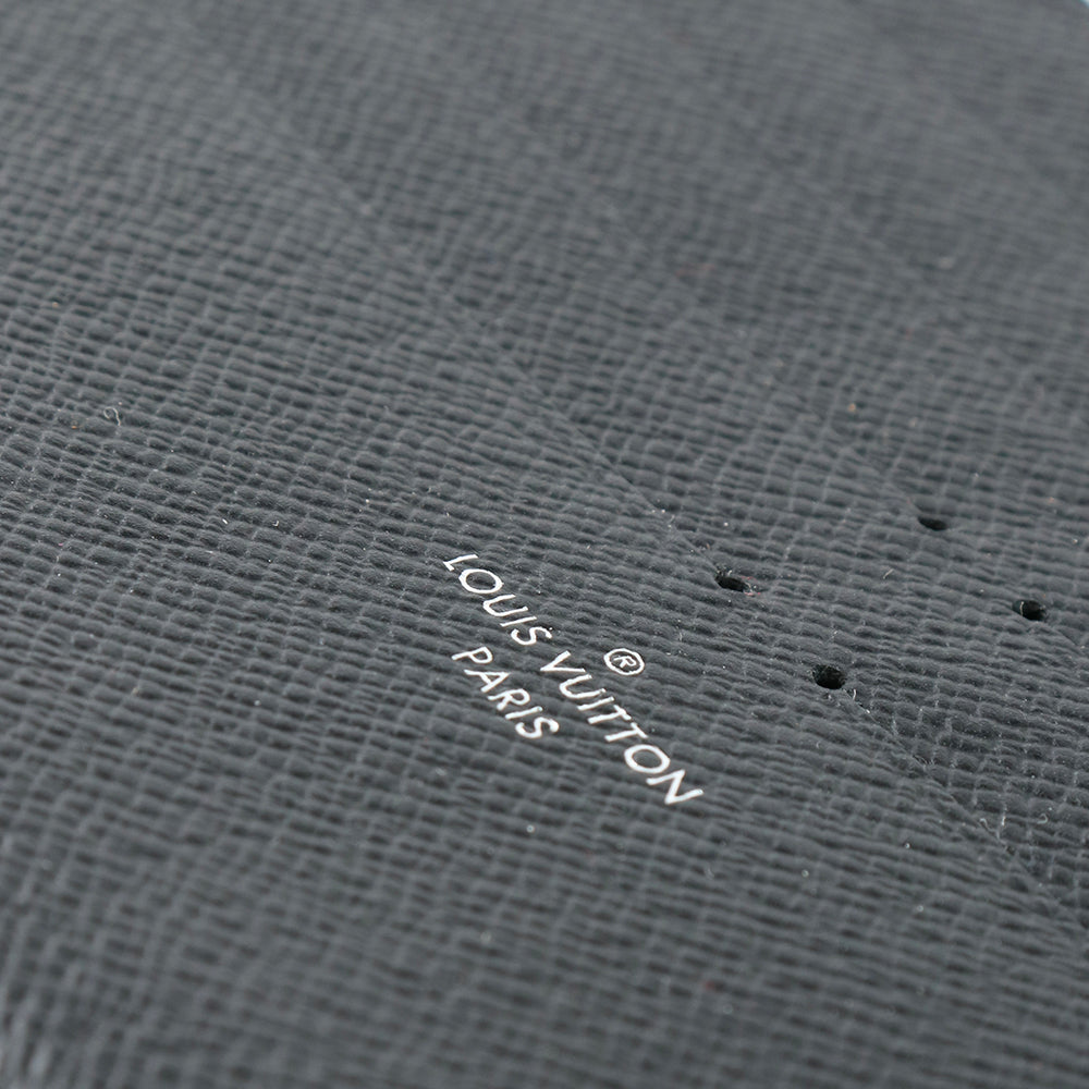 LOUIS VUITTON - Pochette Felicie en cuir épi noir