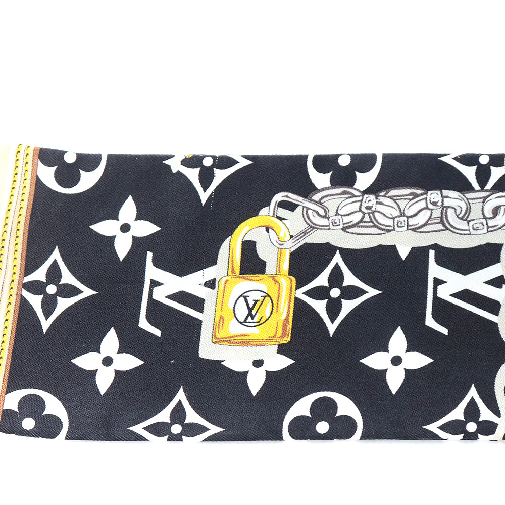 LOUIS VUITTON - Wide silk twilly