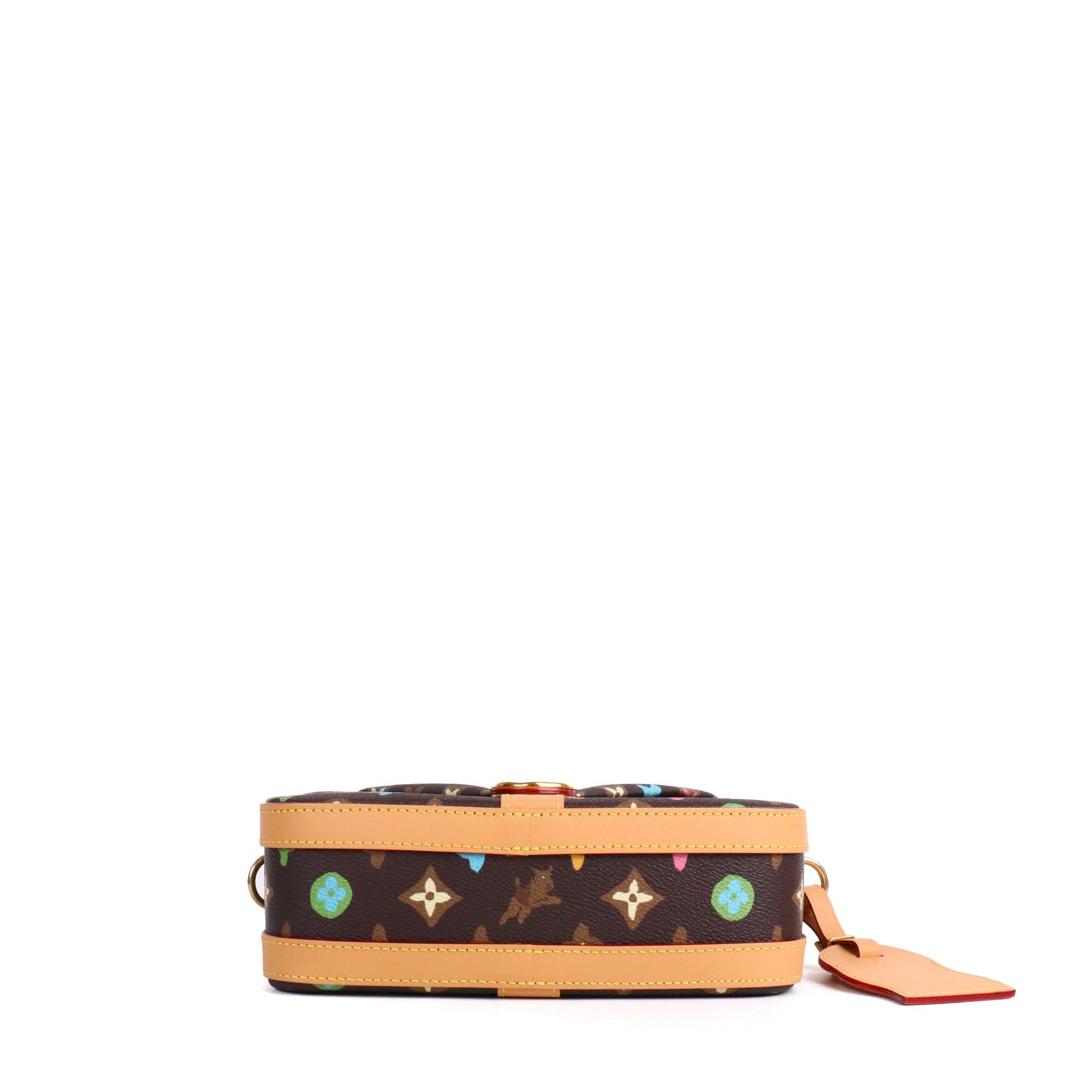 LOUIS VUITTON - Sac à bandoulière Envelope Messenger Louis Vuitton en toile monogrammée marron