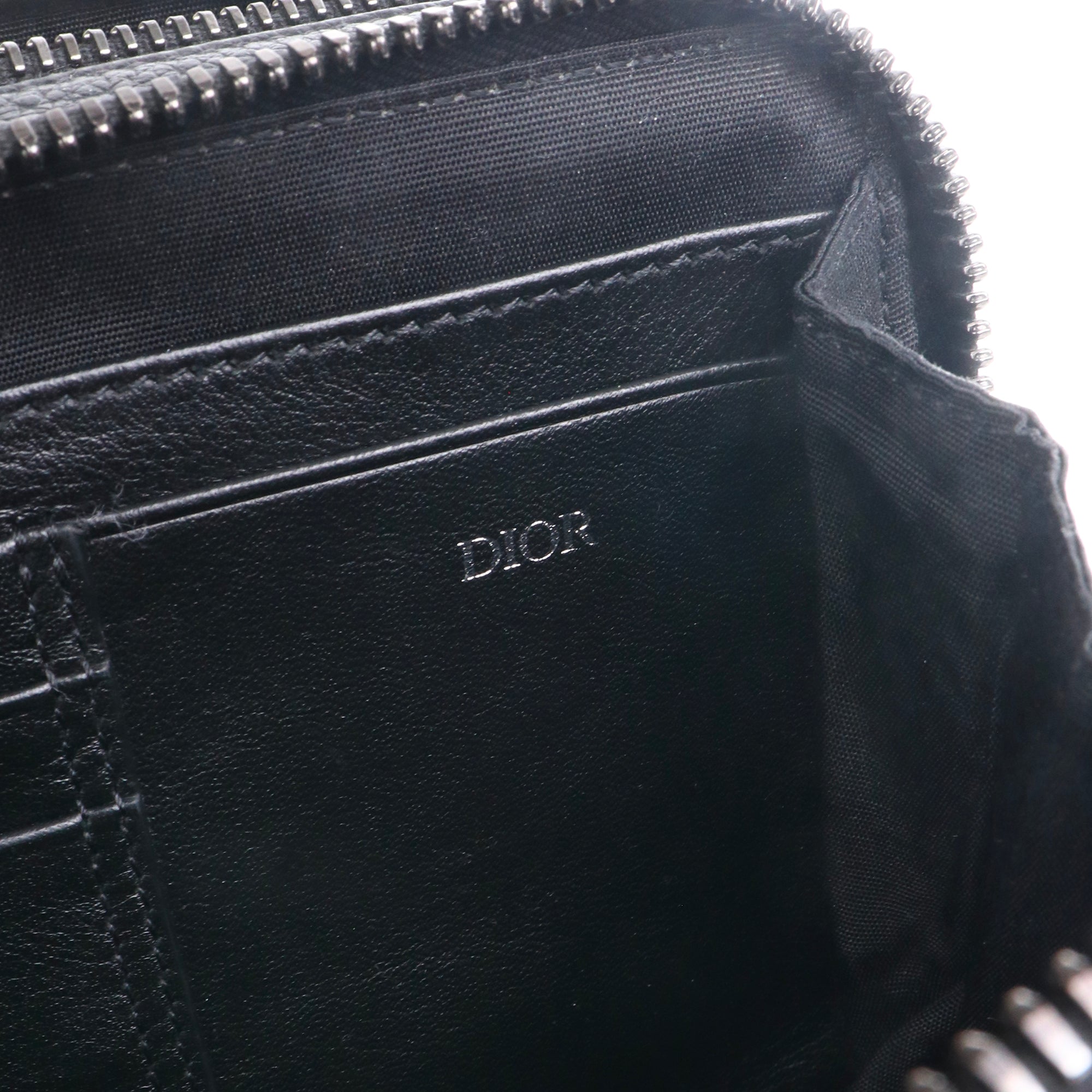 DIOR - Sac à bandoulière Dior en toile bleu marine